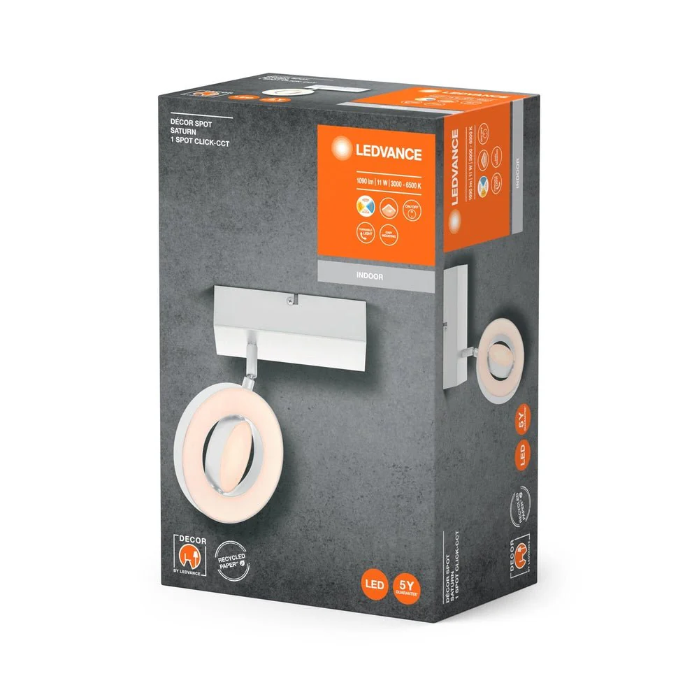 Oprawa LED z regulowanymi reflektorami 11W 3000-6500K 340lm - Image 3