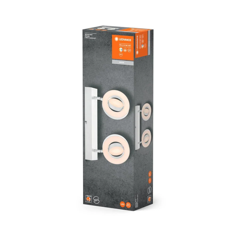 Oprawa LED z regulowanymi reflektorami 21W 3000-6500K 610lm - Image 3