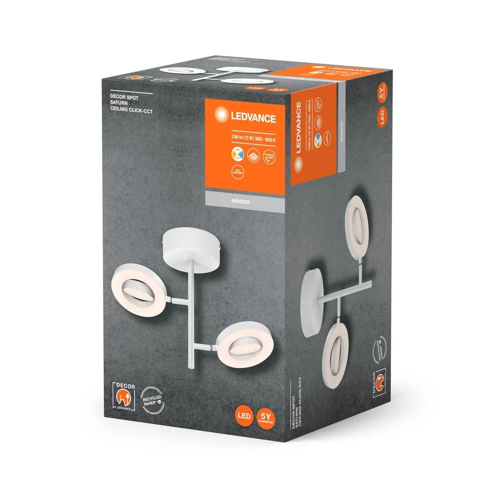Oprawa LED z regulowanymi reflektorami 21W 3000-6500K 635lm - Image 3