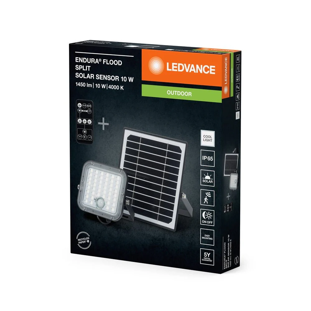 Oprawa LED zasilana energią słoneczną zewnętrzna 10W 4000K - Image 3