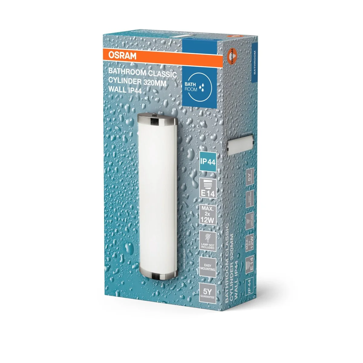 OSRAM Bathroom Kinkiet IP44 E14 320mm chrom - Image 2