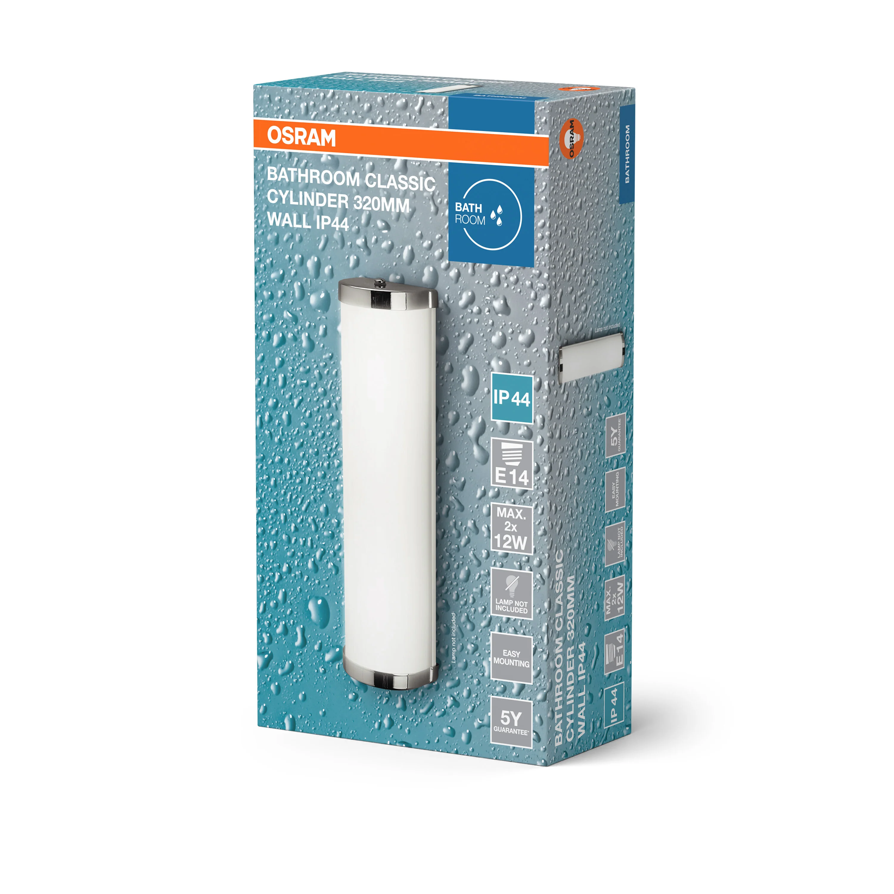 OSRAM Bathroom Kinkiet IP44 E14 320mm chrom - Image 6