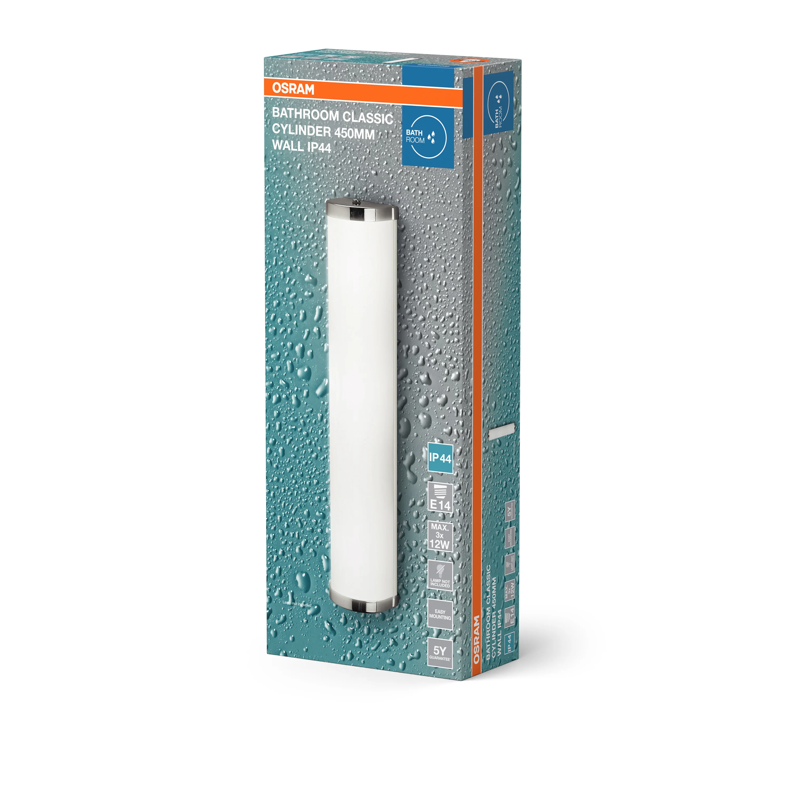 OSRAM Bathroom Kinkiet IP44 E14 455mm chrom - Image 6