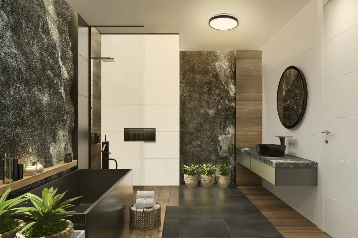 OSRAM Bathroom lampa sufitowa CCT IP44 300 mm czarna, Click - Image 4