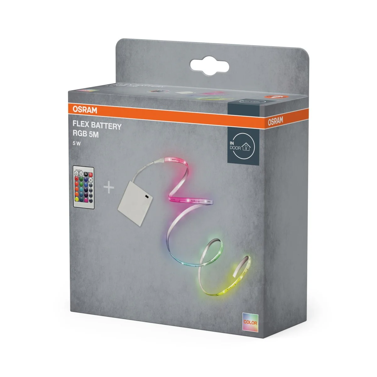 OSRAM BATTERY STRIPS RGB 5M z pilotem - Image 2
