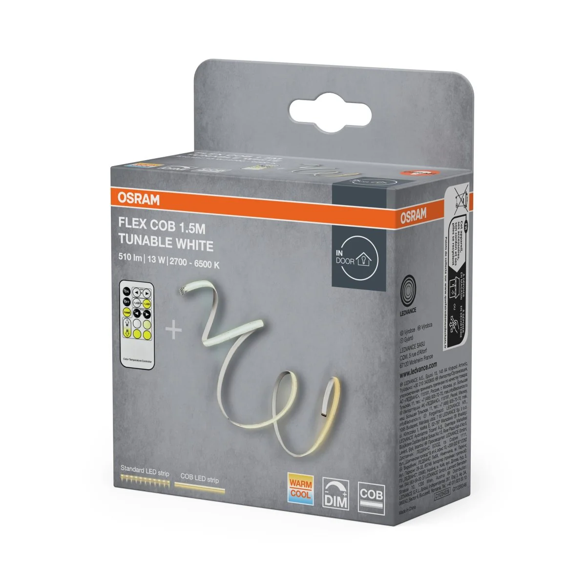 OSRAM COB STRIPS CCT z pilotem 1.5M TW - Image 2