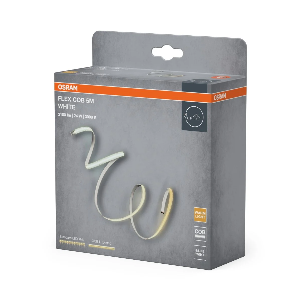 OSRAM COB STRIPS WHITE 5M 830 - Image 2