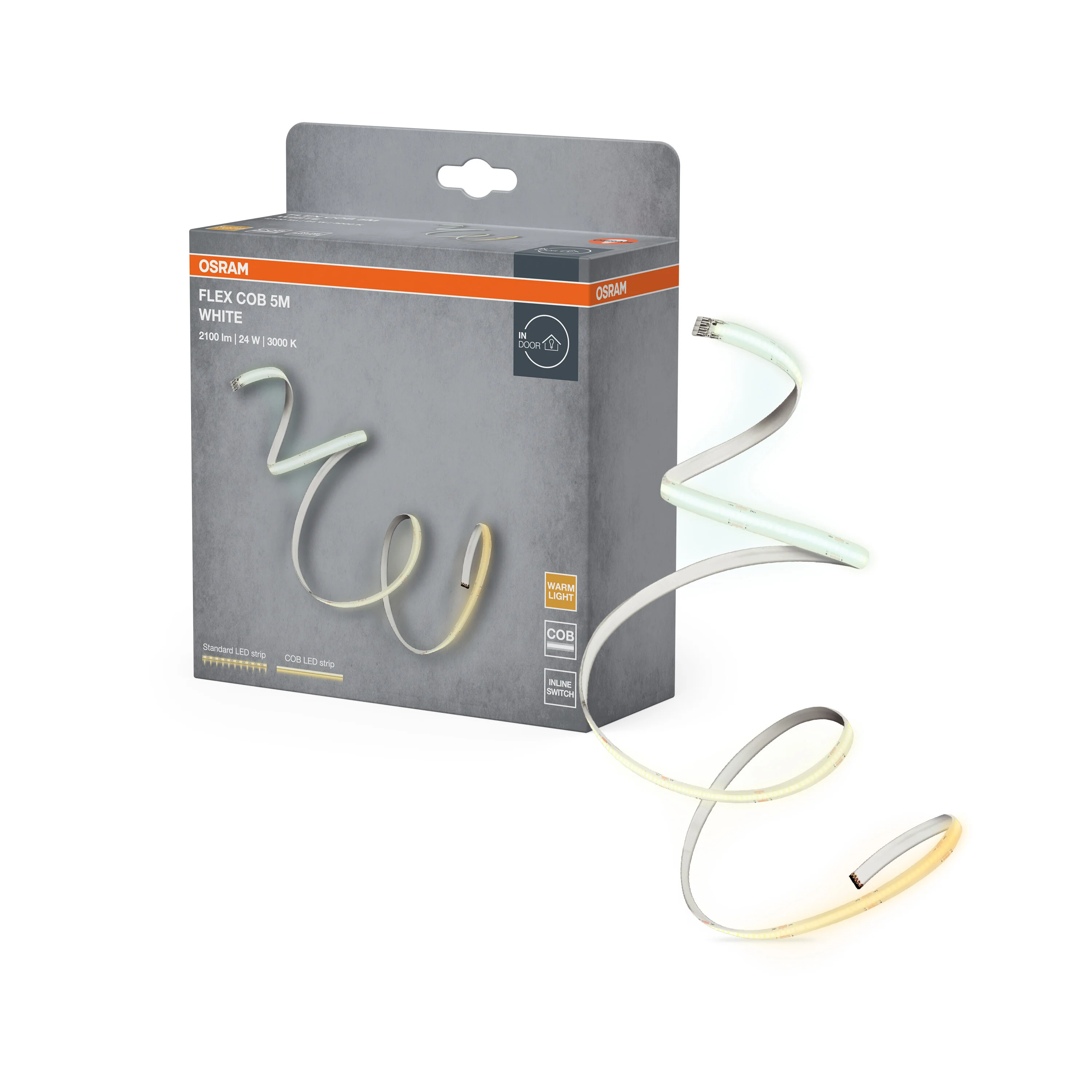 OSRAM COB STRIPS WHITE 5M 830 - Image 5
