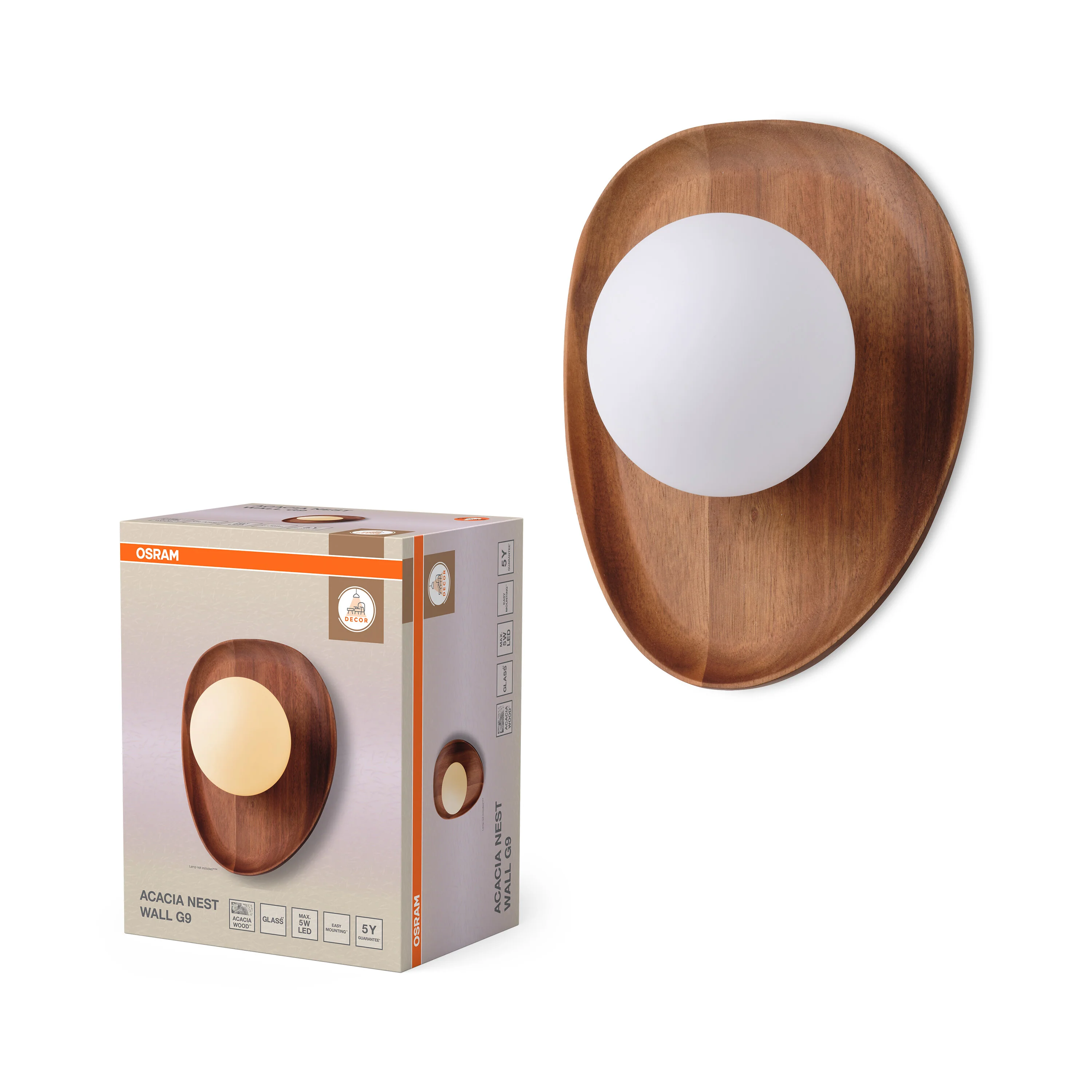 OSRAM Decor Acacia Nest Lampa stołowa 1x G9 brązowa - Image 5