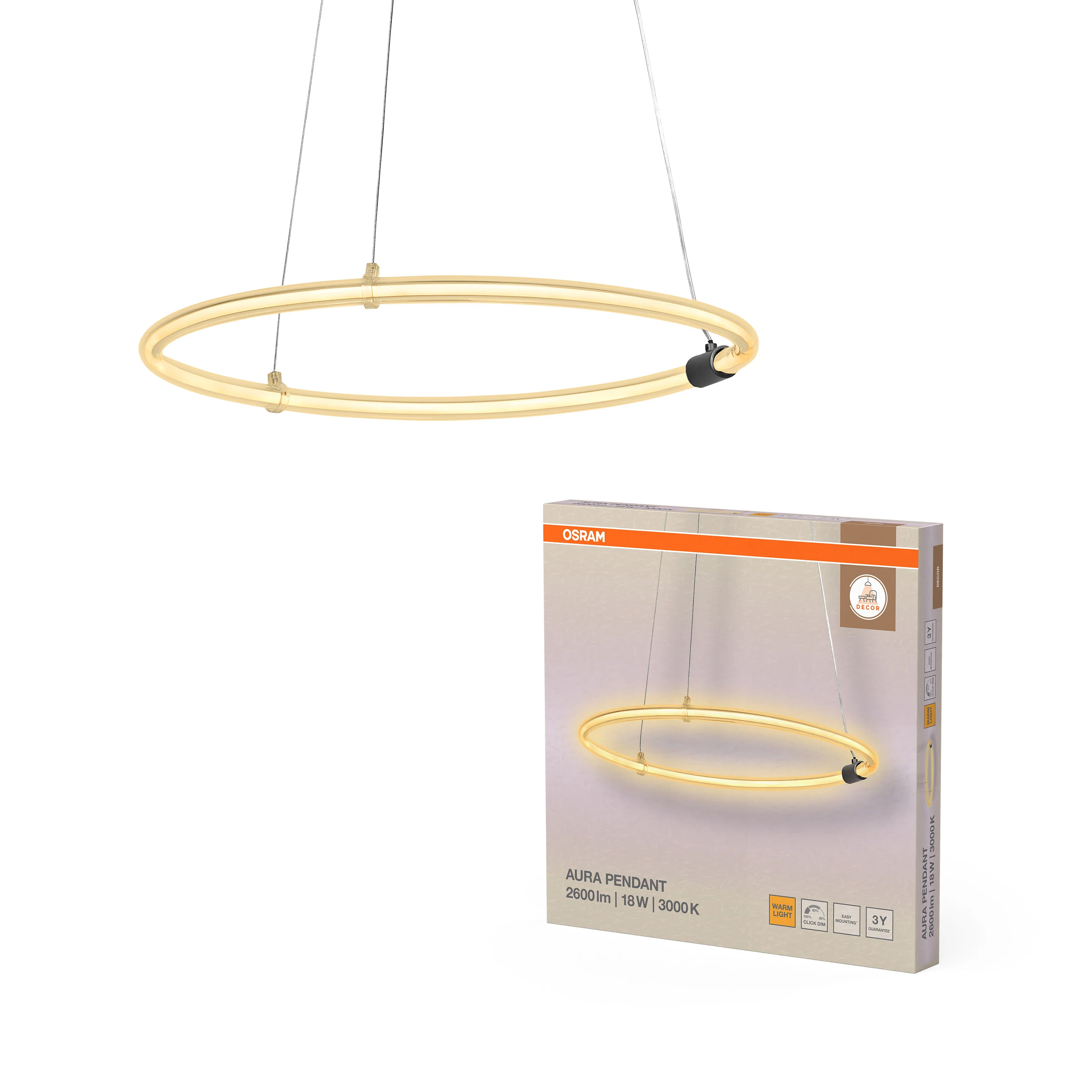 OSRAM Decor Aura Wisząca 18 W 830 Click DIM - Image 5
