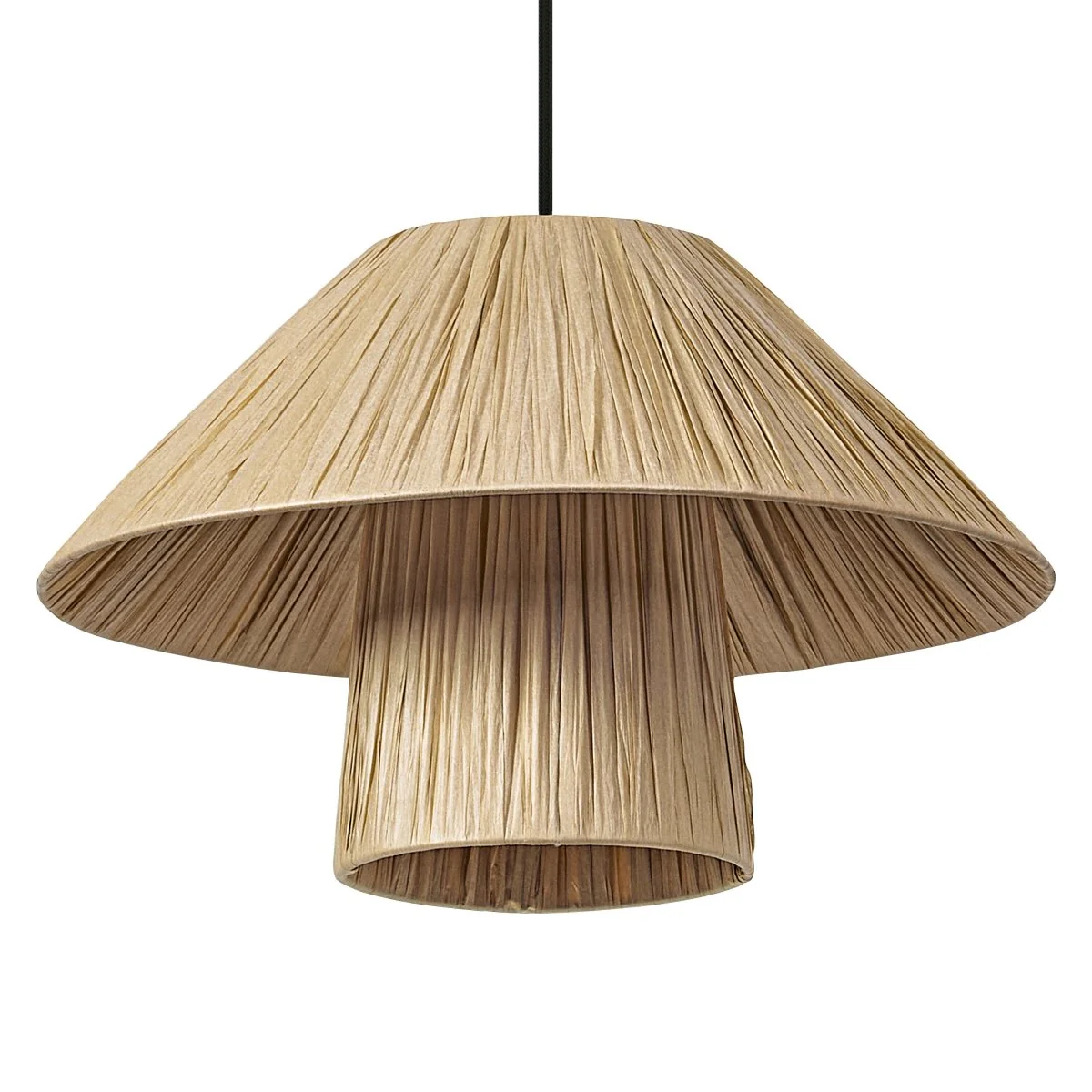 OSRAM Decor Bamboo Paper Hut Lampa wisząca Ø400 E27 brązowy - Image 3