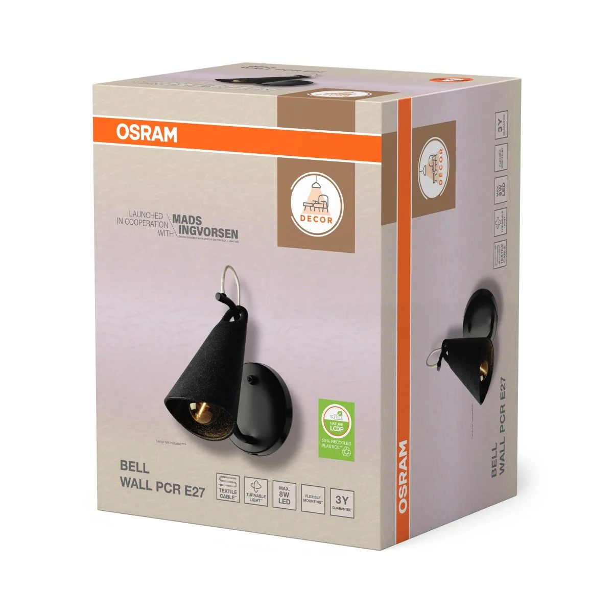 OSRAM Decor Bell Kinkiet E27 - Image 2