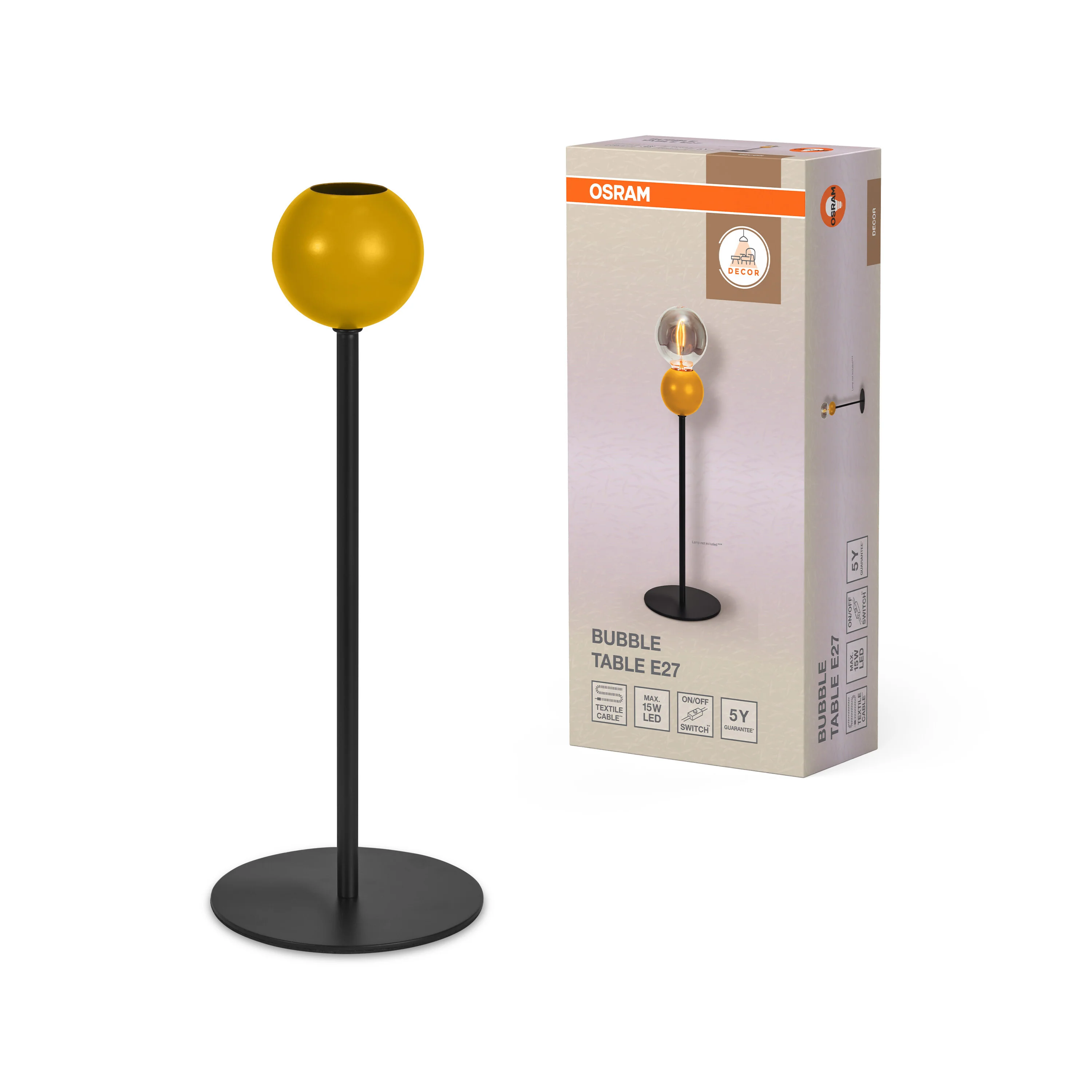 OSRAM Decor Bubble  Lampa stołowa E27 multikolor - Image 5