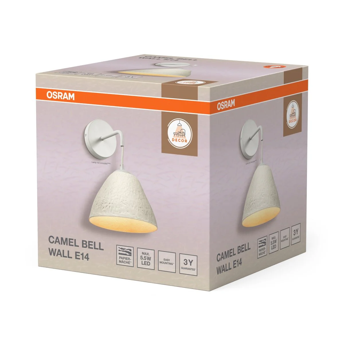 OSRAM Decor Camel Bell Kinkiet E14 biały - Image 2