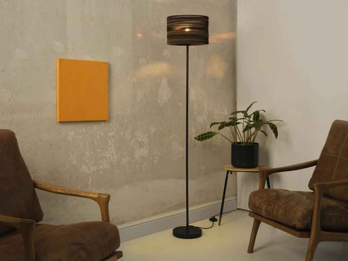 OSRAM Decor Cardboard  Cylinder Lampa stojąca E27 brązowa - Image 4
