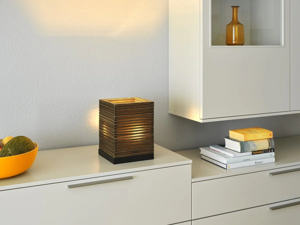 OSRAM Decor Cardboard  Square Lampa stołowa E27 brązowa - Image 4
