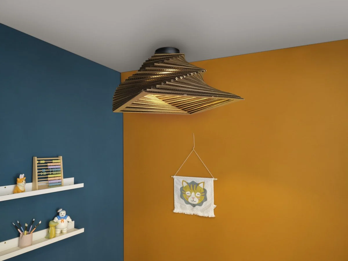 OSRAM Decor Cardboard Square Plafon obrotowy E27 brązowy - Image 4