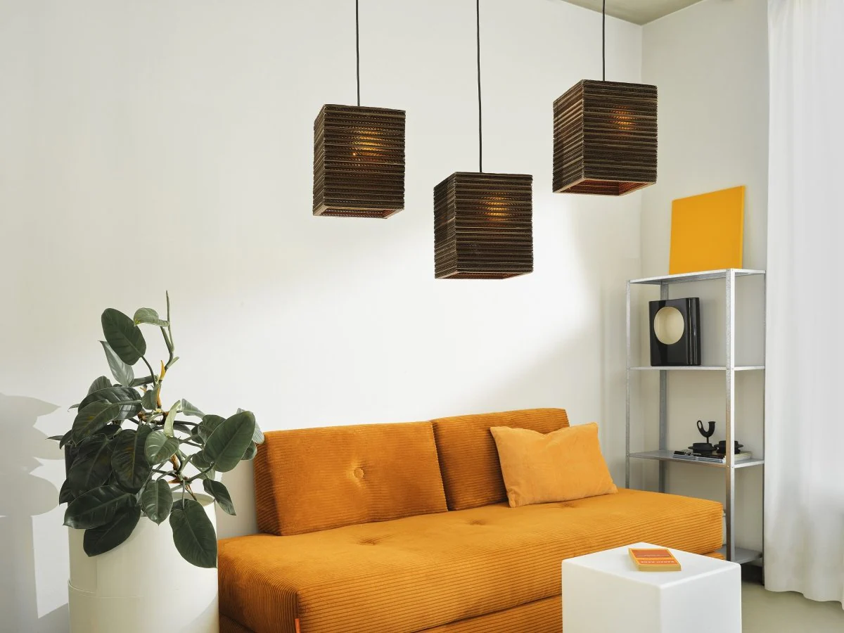 OSRAM Decor Cardboard Square Wisząca 3x E27 brązowy - Image 3