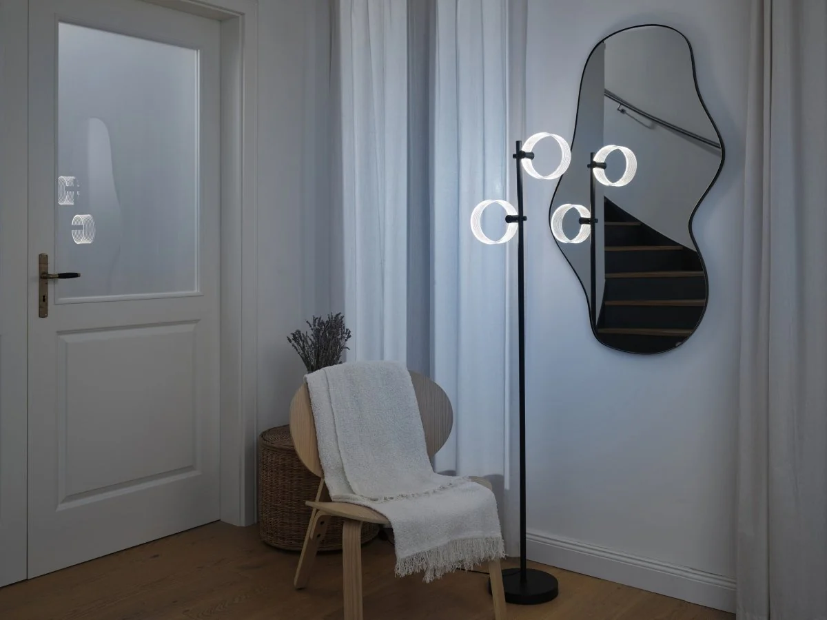 OSRAM Decor Circle Lampa stojąca 17W Click CCT czarna - Image 4