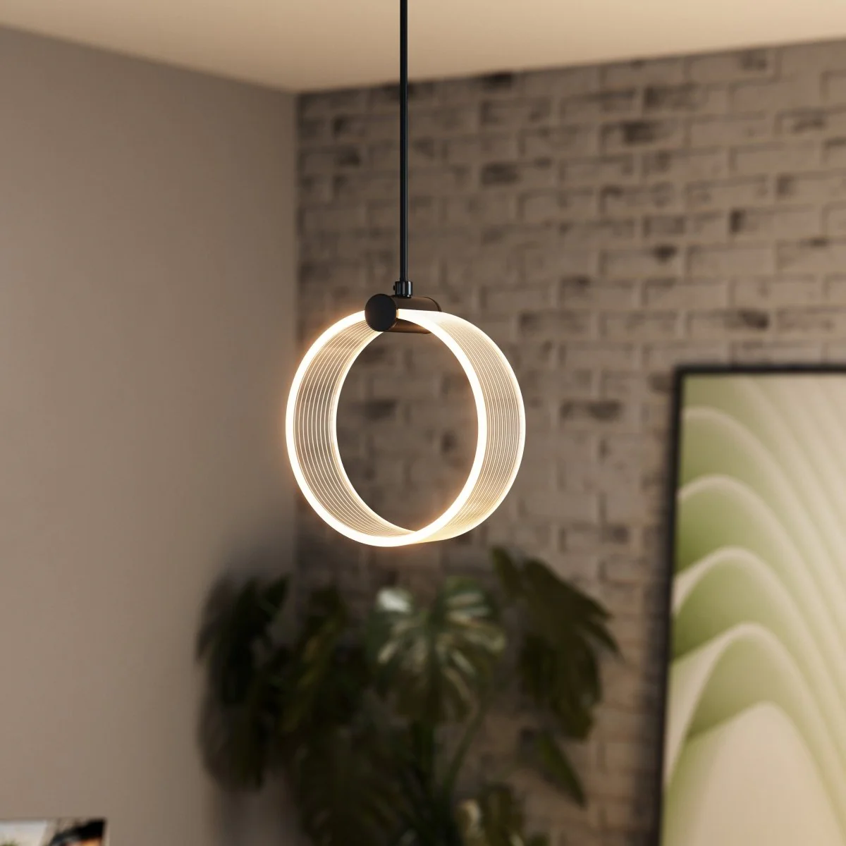 OSRAM Decor Circle Wisząca 1x PL 8W Click CCT czarny - Image 4