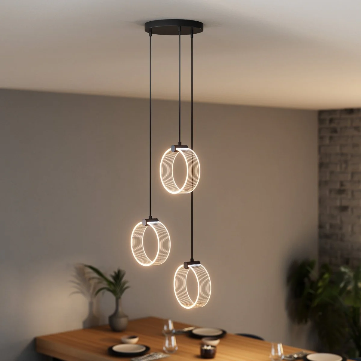 OSRAM Decor Circle Wisząca PL 3x20W Click CCT czarny - Image 4