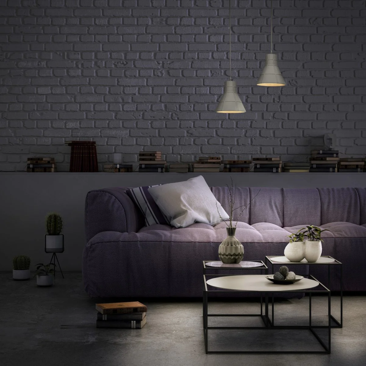 OSRAM Decor Concrete Bim Pendant E27 ciemnoszary - Image 5