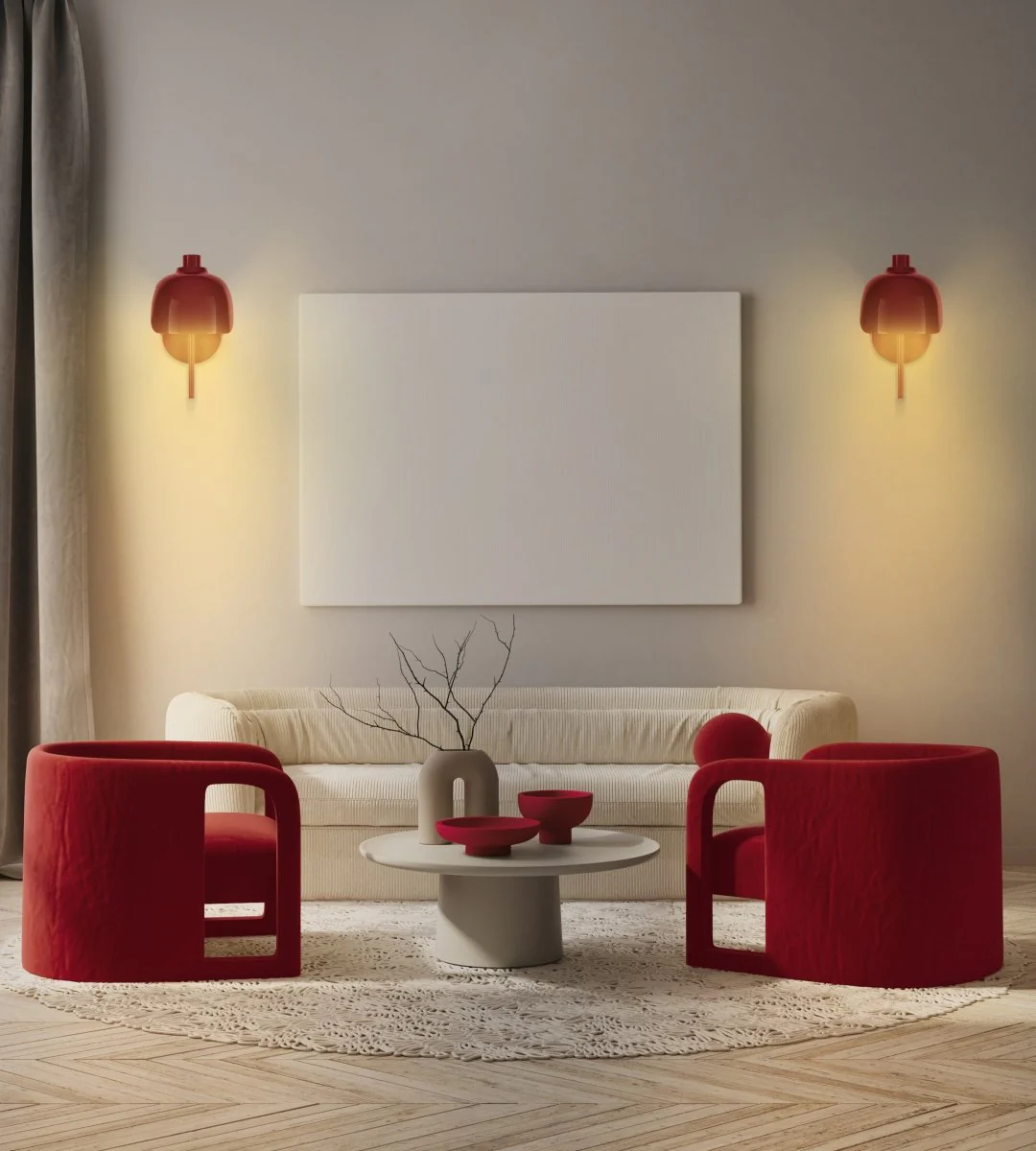 OSRAM Decor Corolle Kinkiet G9 czerwony - Image 4
