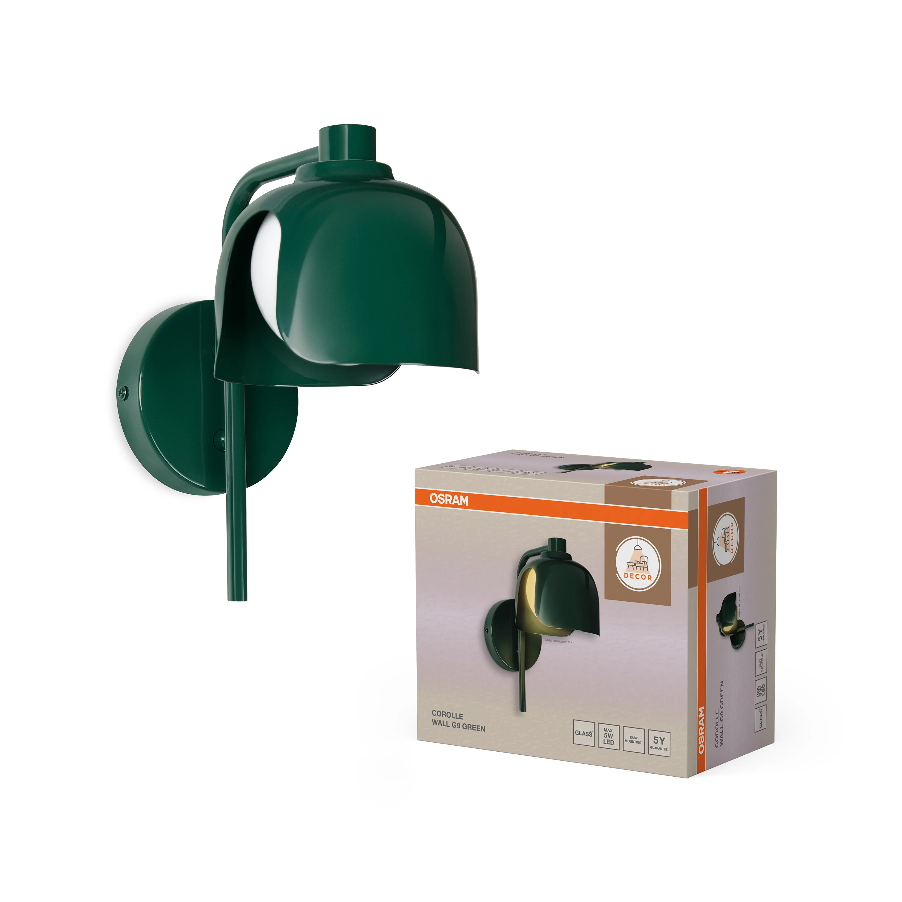 OSRAM Decor Corolle Kinkiet G9 zielony - Image 5