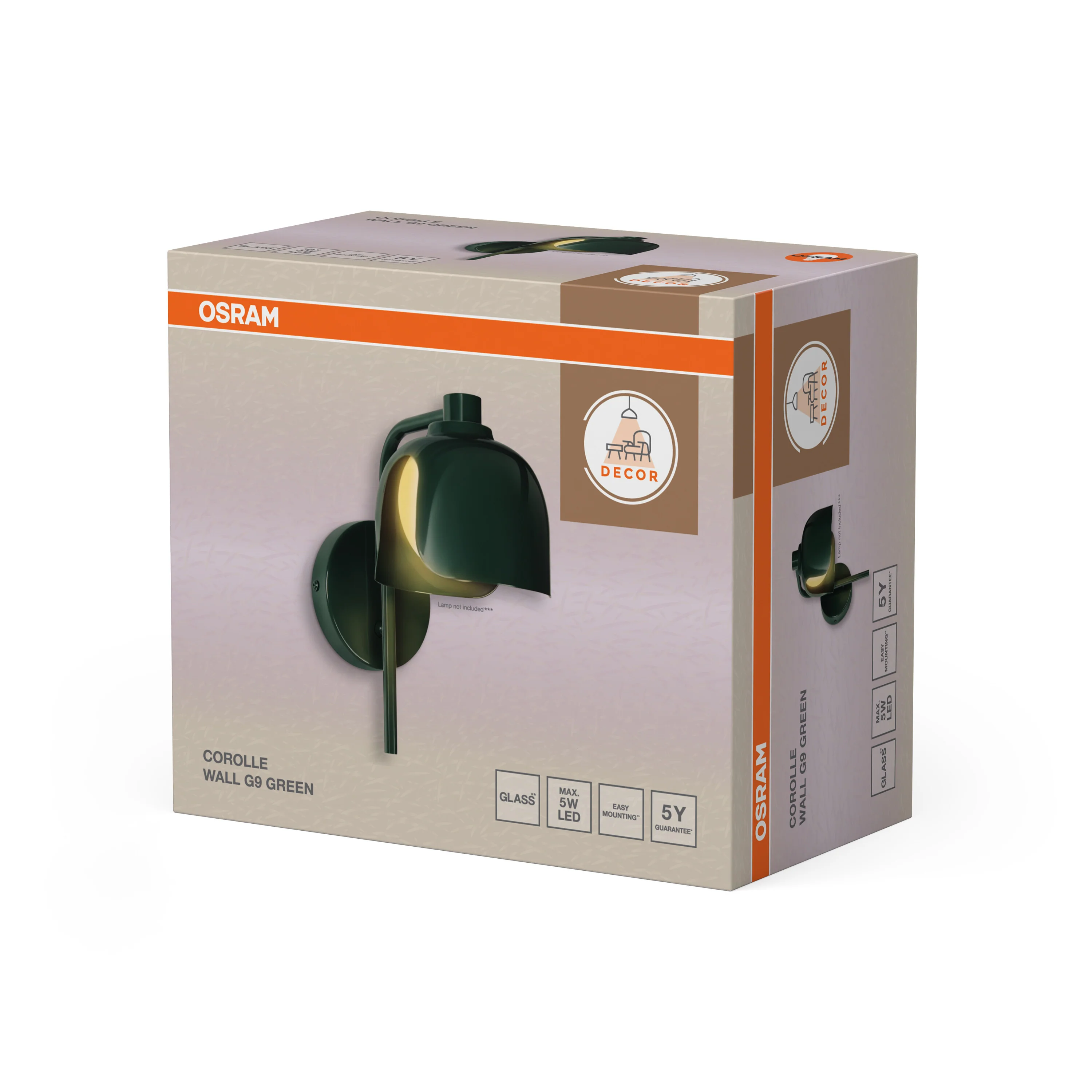 OSRAM Decor Corolle Kinkiet G9 zielony - Image 6