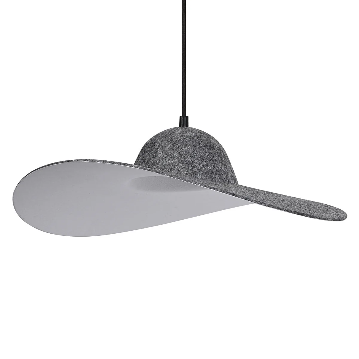 OSRAM Decor Felt Hat lampa Wisząca 1×E27 ciemnoszara - Image 3