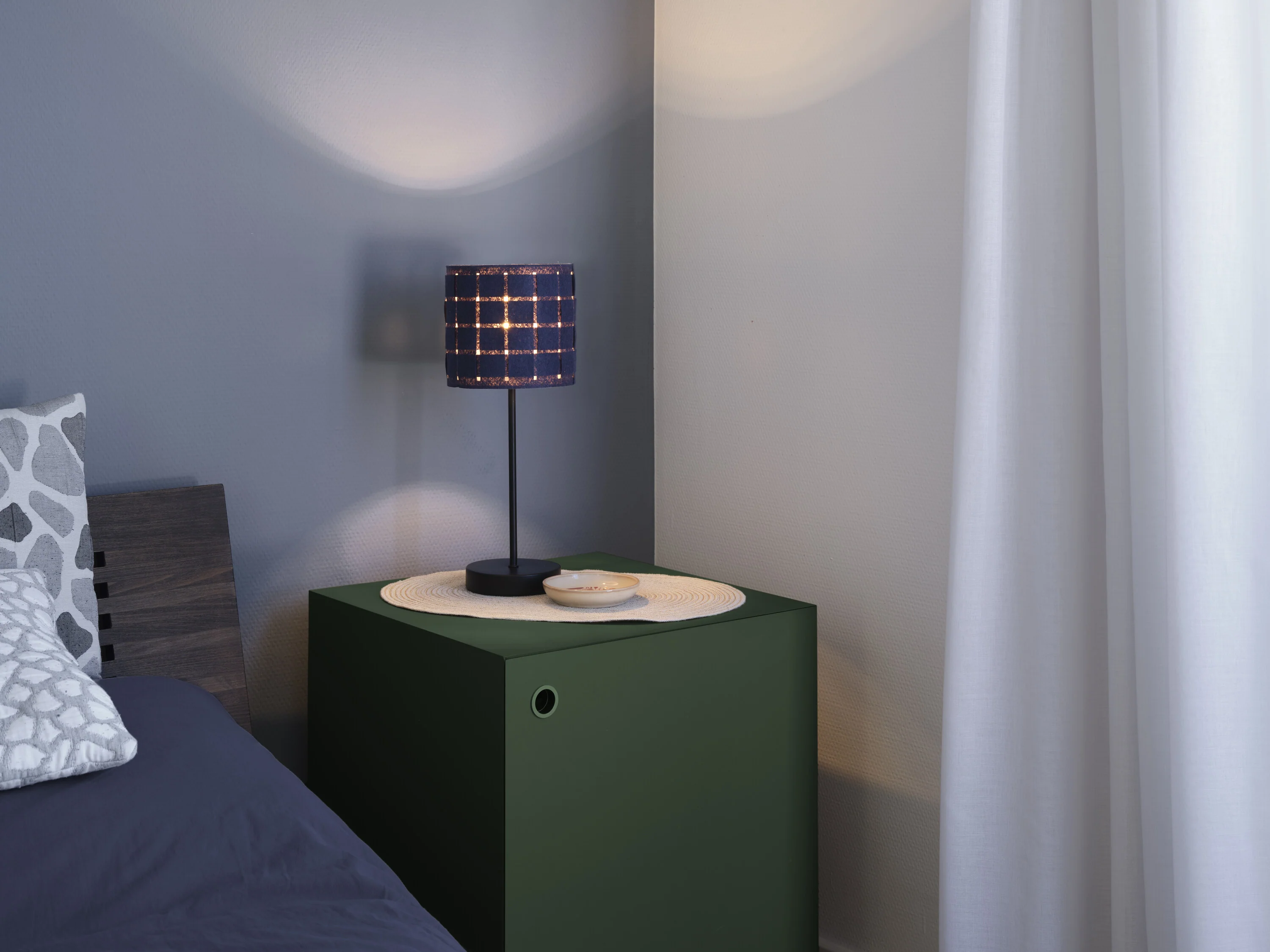 OSRAM Decor Felt Weaving Stand Lampa  stołowa E14 ciemnoszara - Image 8