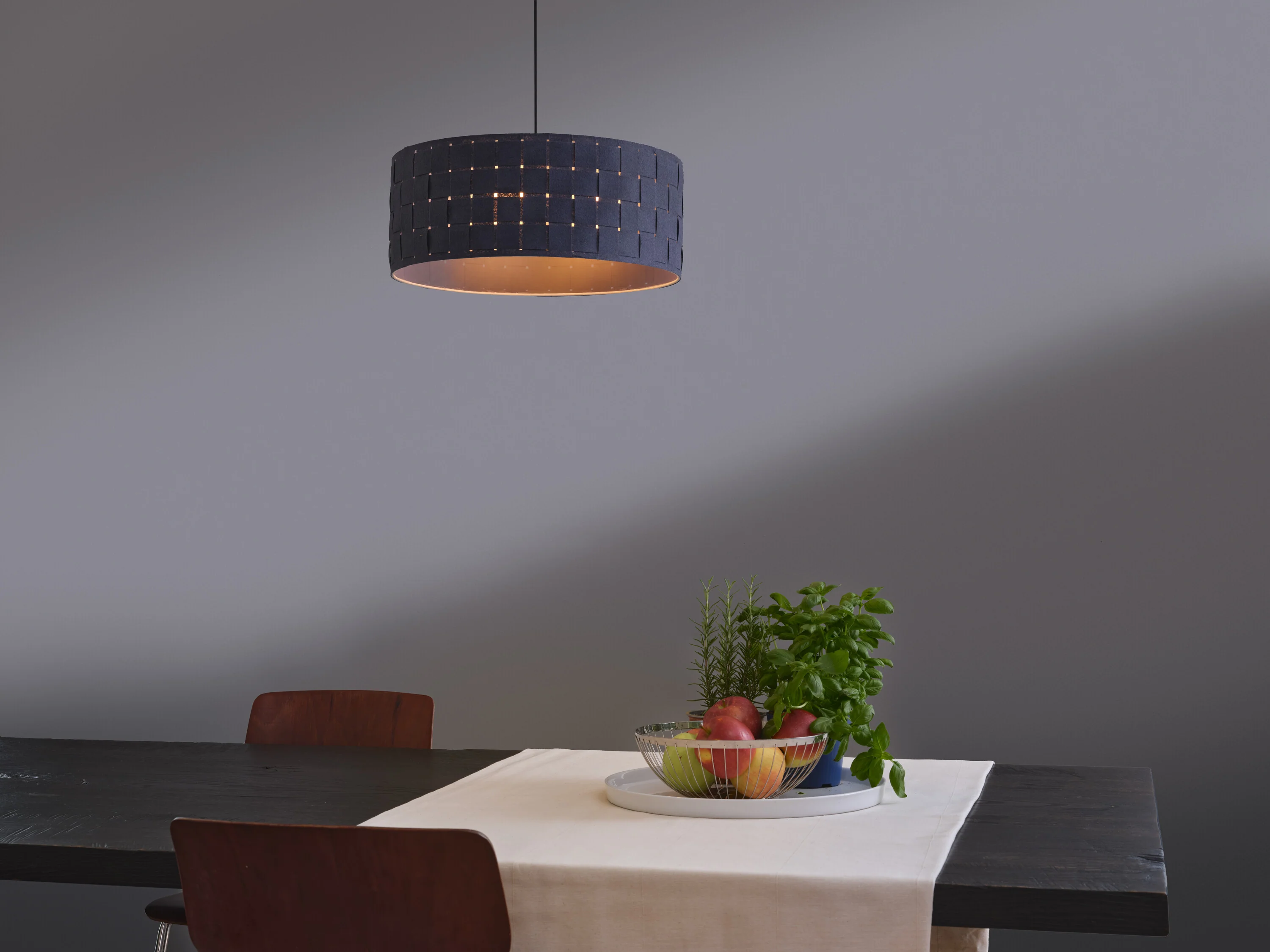 OSRAM Decor Felt Weaving Wisząca 480mm 3x E27 ciemnoszary - Image 8