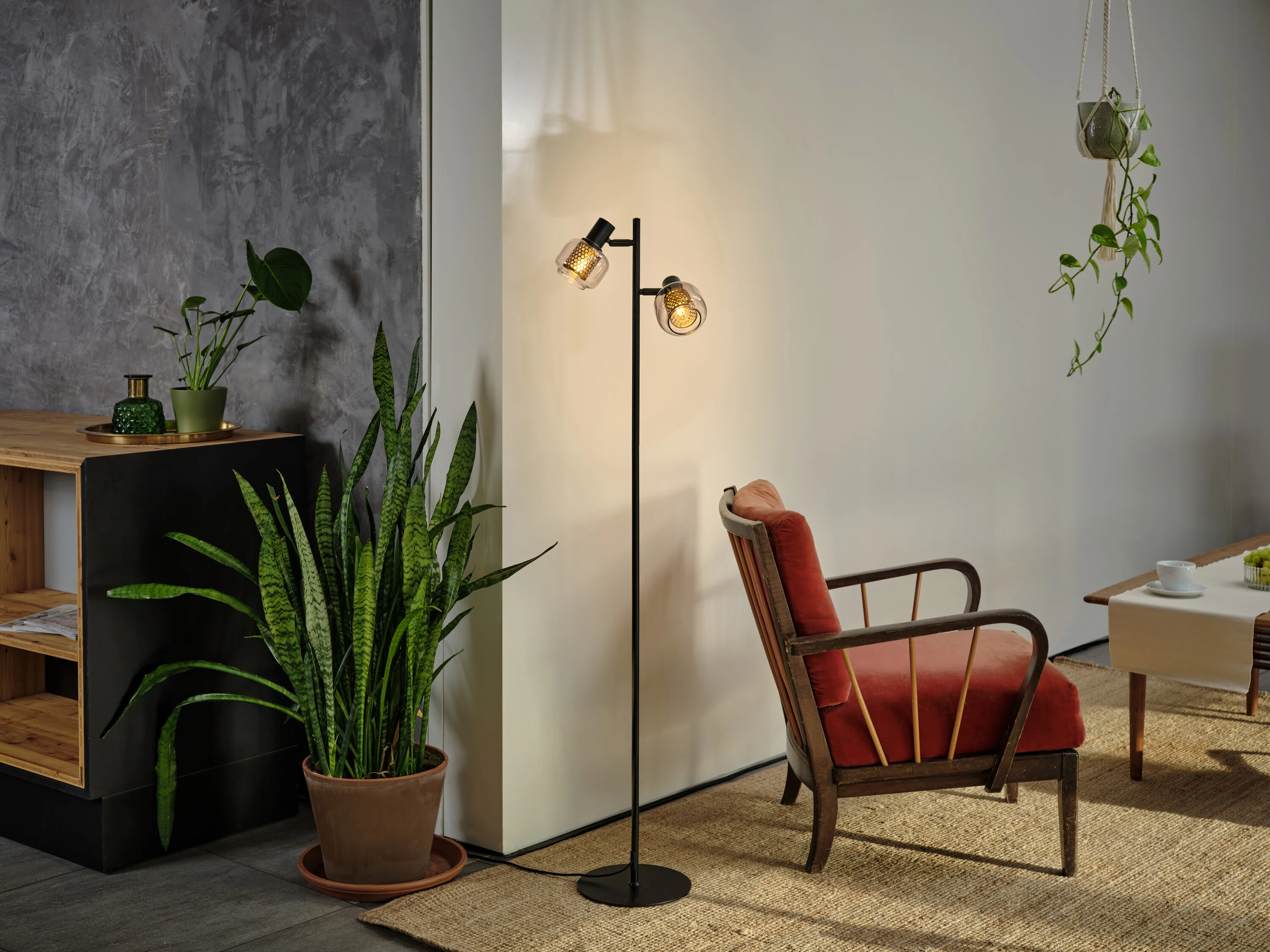 OSRAM Decor Firefly Lampa stojąca 2xE14 czarna - Image 8