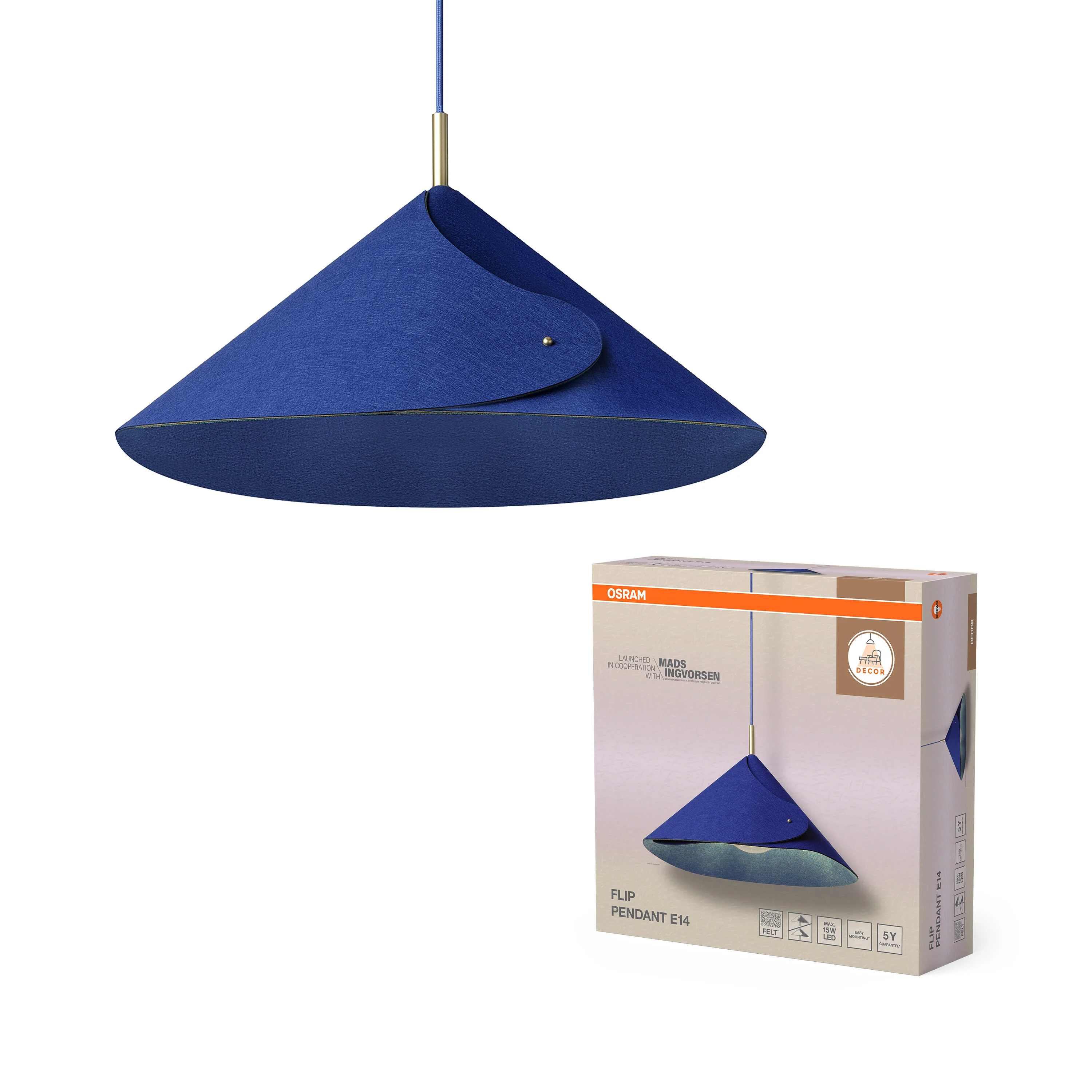OSRAM Decor Flip Wisząca E14 niebieski - Image 5