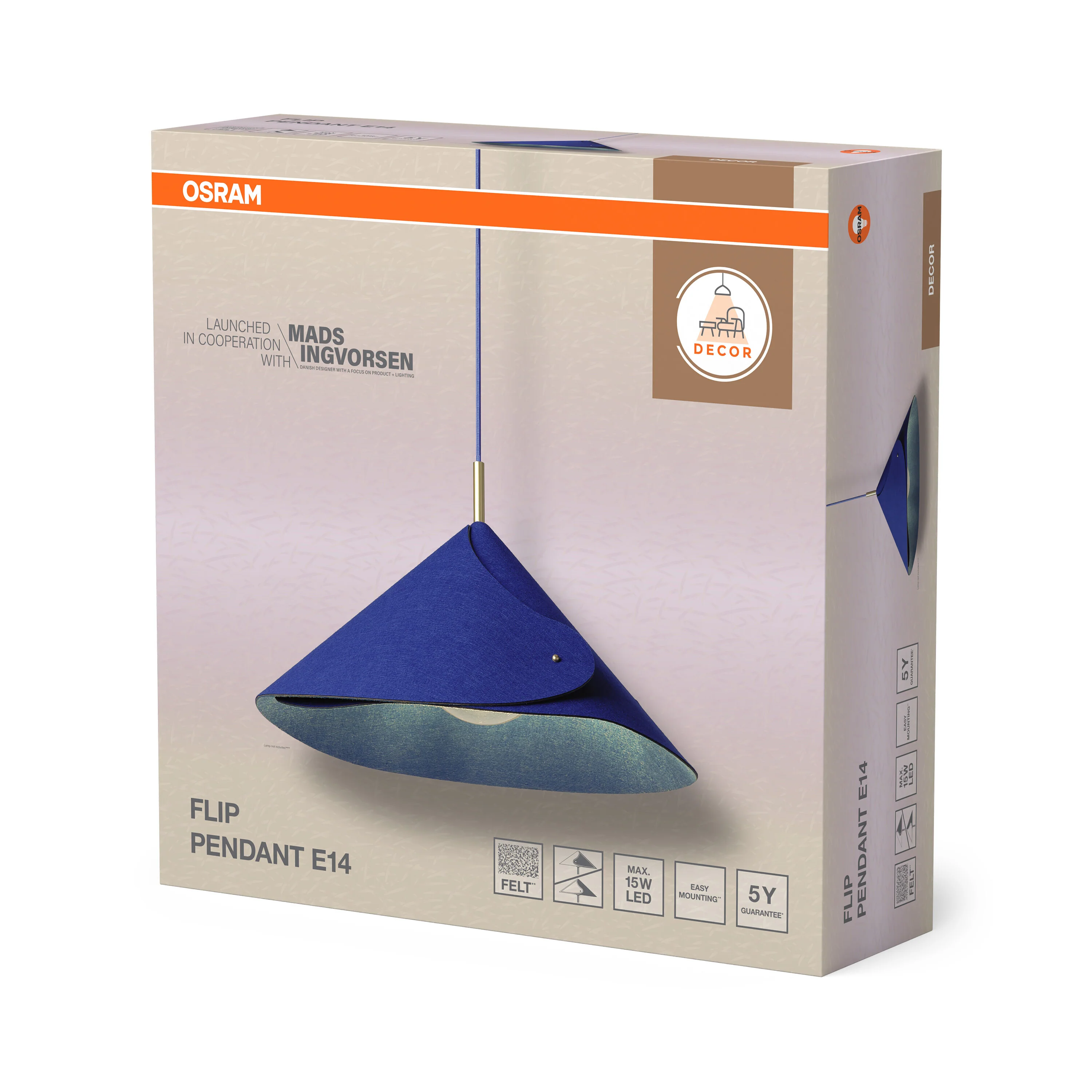 OSRAM Decor Flip Wisząca E14 niebieski - Image 6