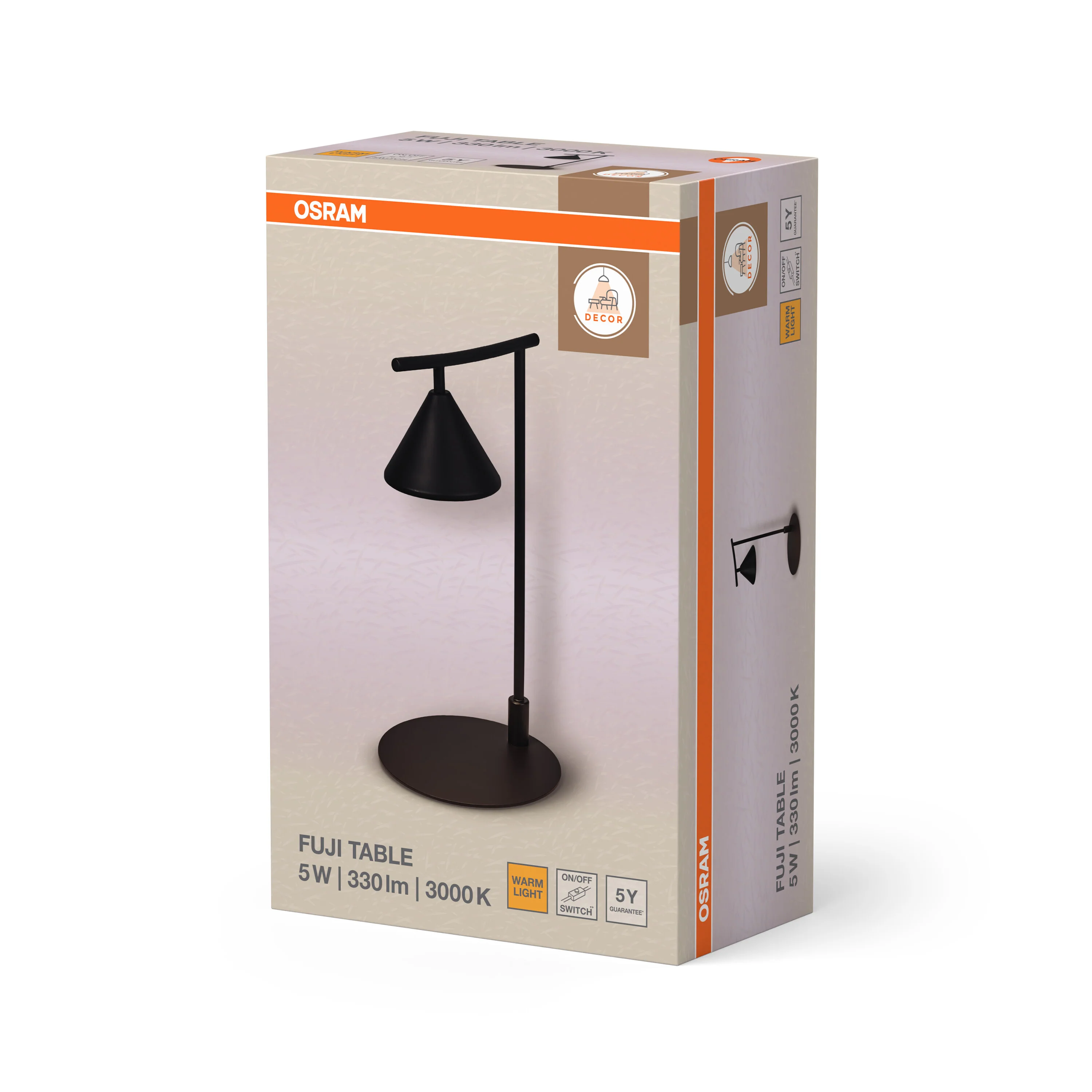 OSRAM Decor Fuji Lampa stołowa 5W  czarna - Image 6
