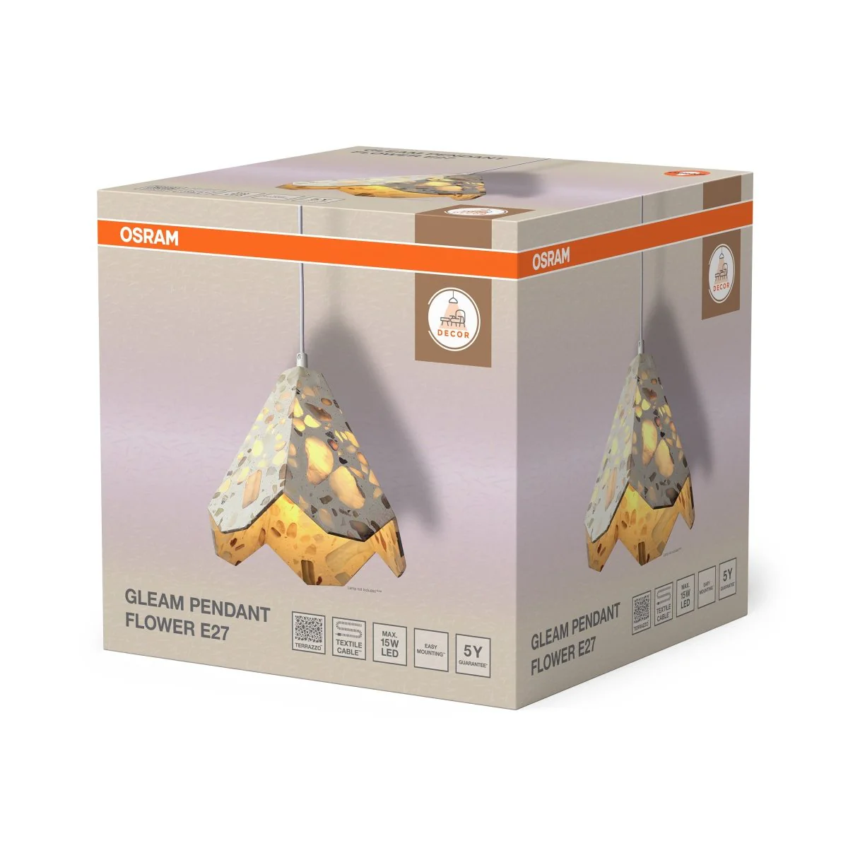 OSRAM Decor Gleam Wisząca Flower E27 biały - Image 2