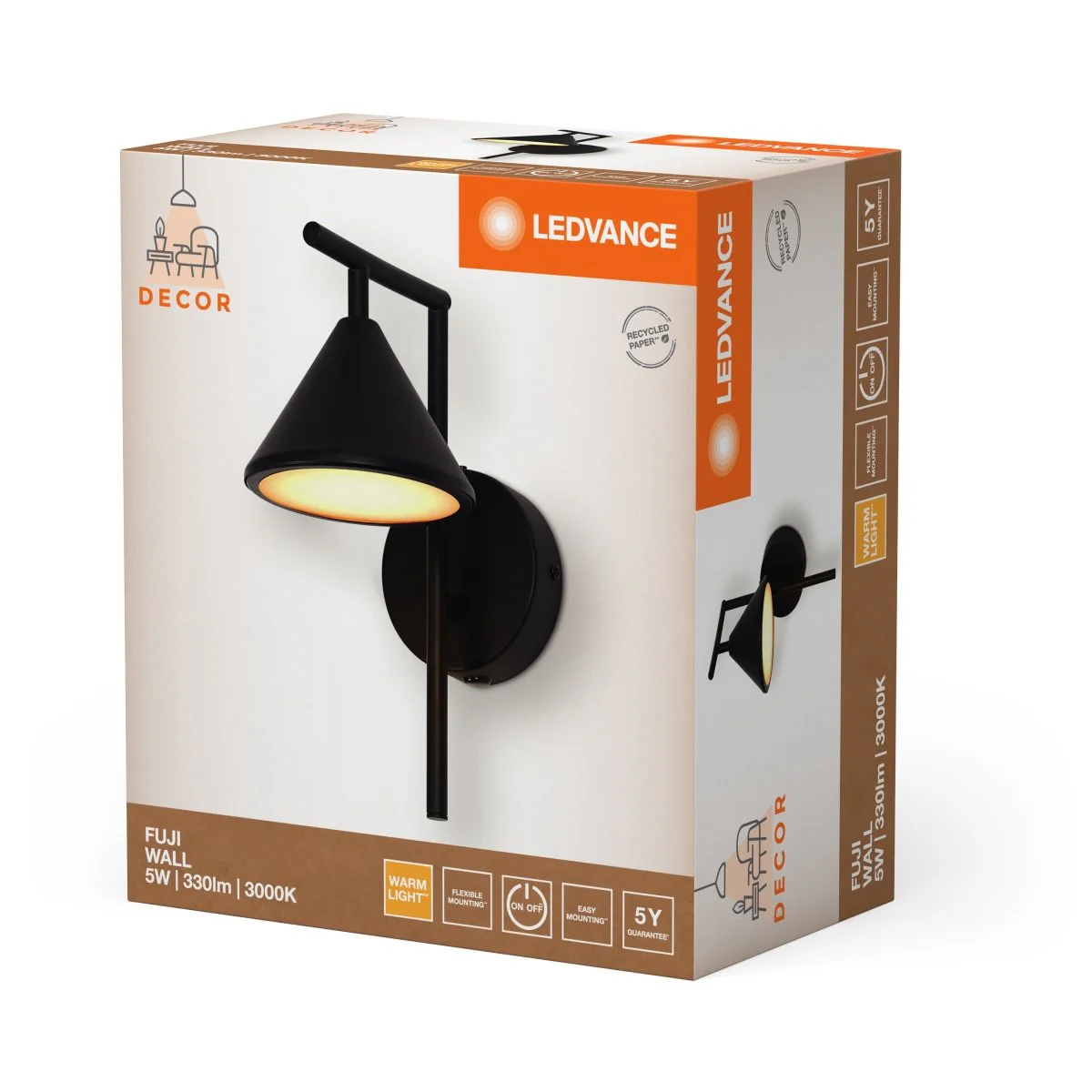 OSRAM Decor Helios Kinkiet 12W 830 Click Select - Image 2
