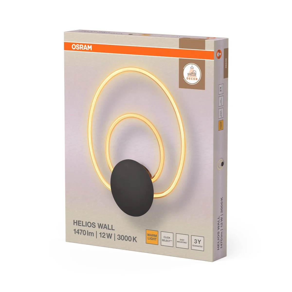 OSRAM Decor Helios Kinkiet 12W 830 Click Select Plus - Image 2