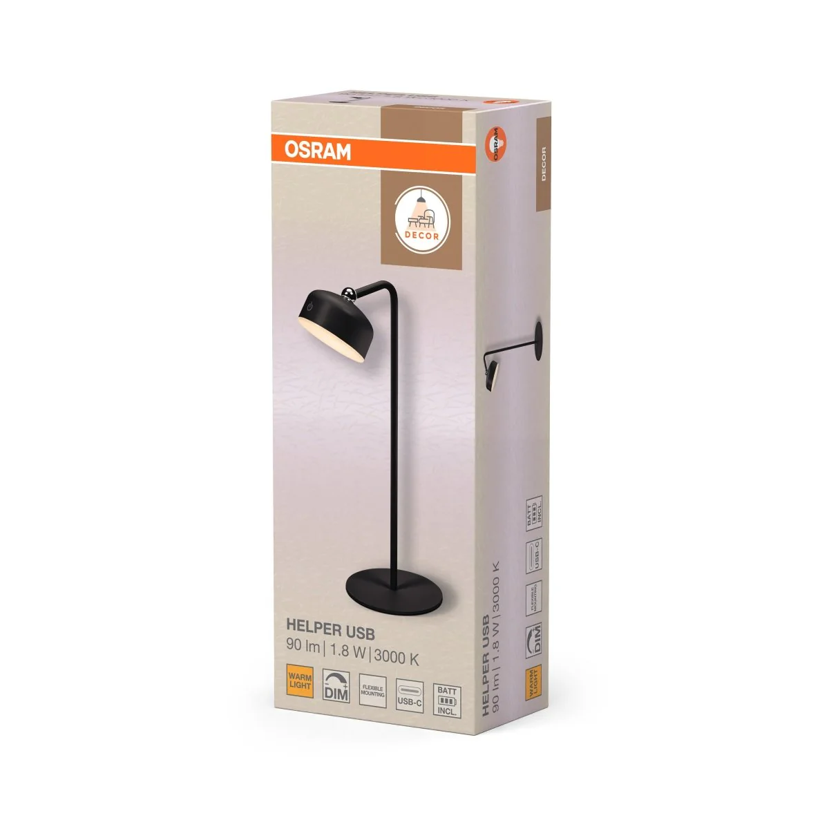 OSRAM DECOR HELPER GADGET 830 USB czarny - Image 2