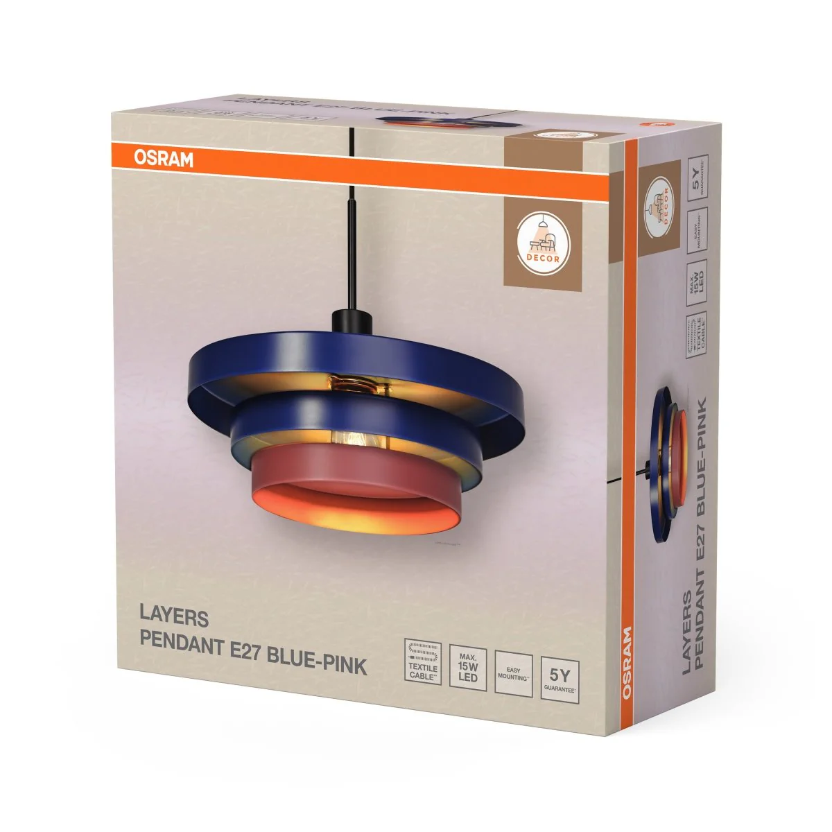 OSRAM Decor Layers Wisząca E27 Blue Edition - Image 2