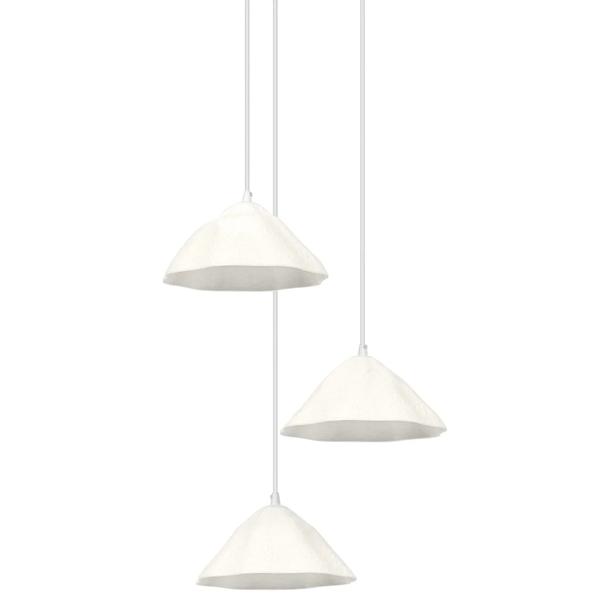OSRAM Decor Lotus Leaf Wisząca 3xE14 biały - Image 3