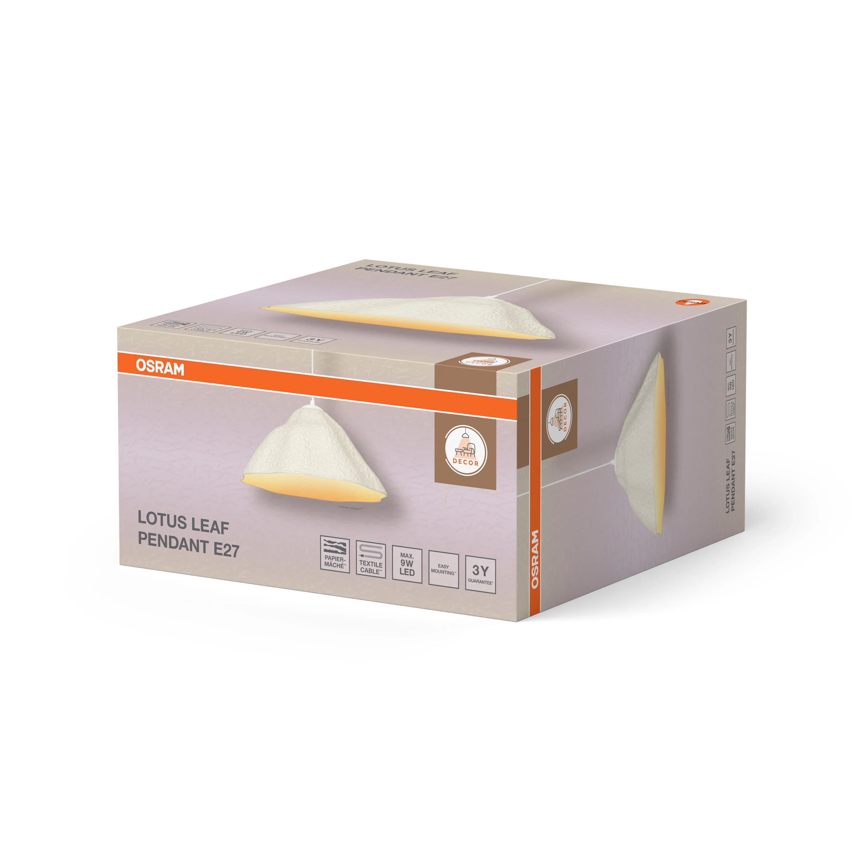 OSRAM Decor Lotus Leaf Wisząca E27 biały - Image 6