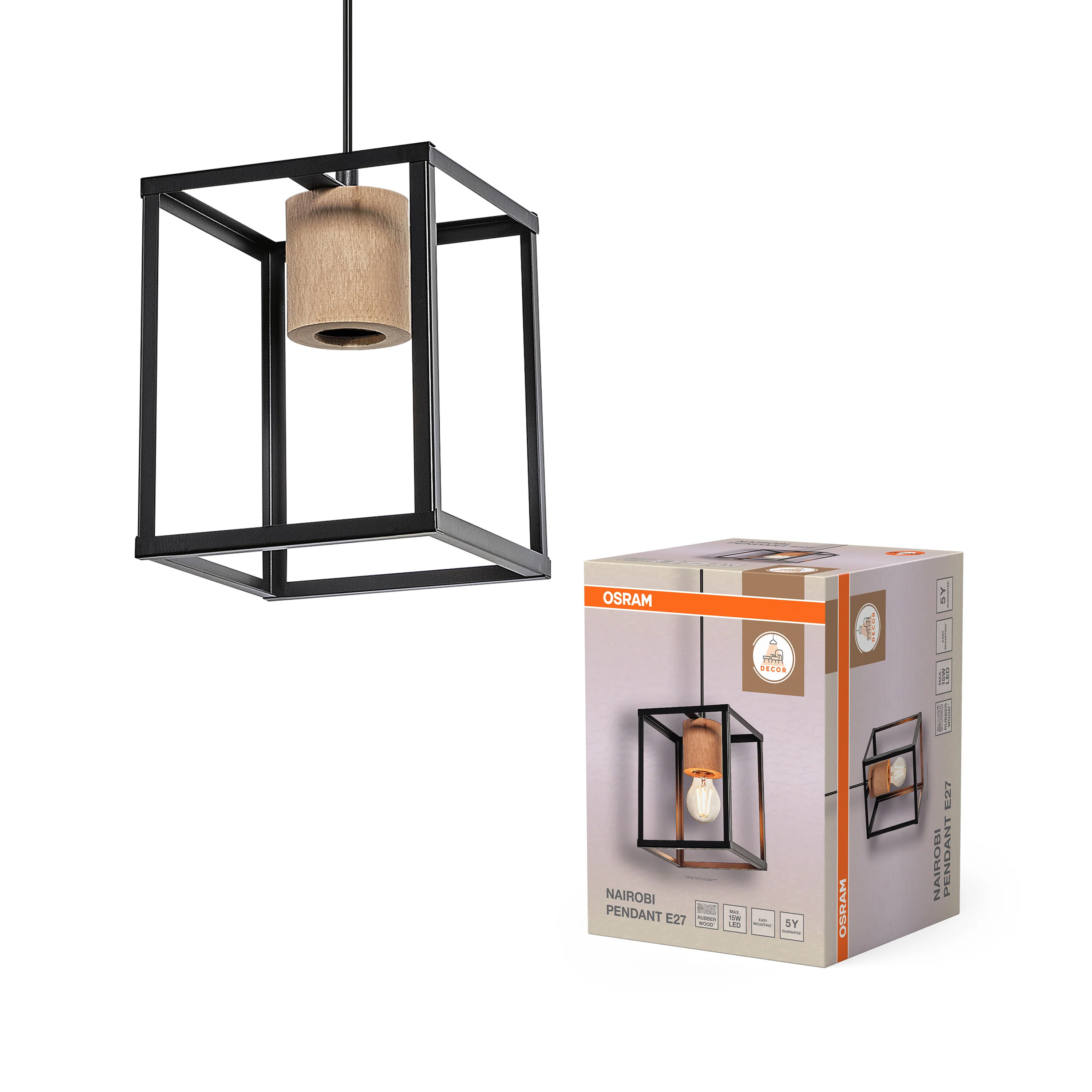 OSRAM Decor Nairobi Wisząca sufitowy E27 - Image 6