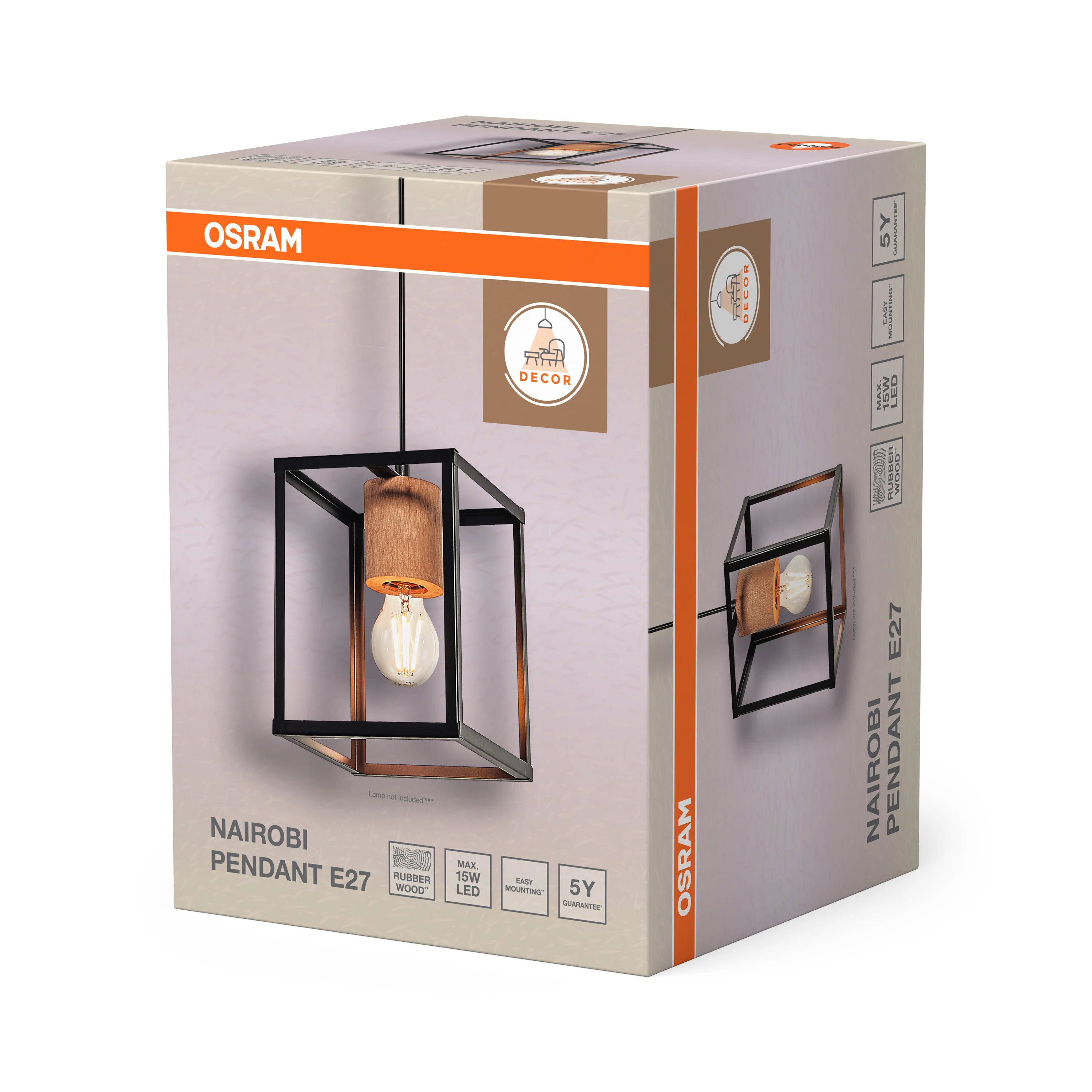 OSRAM Decor Nairobi Wisząca sufitowy E27 - Image 7