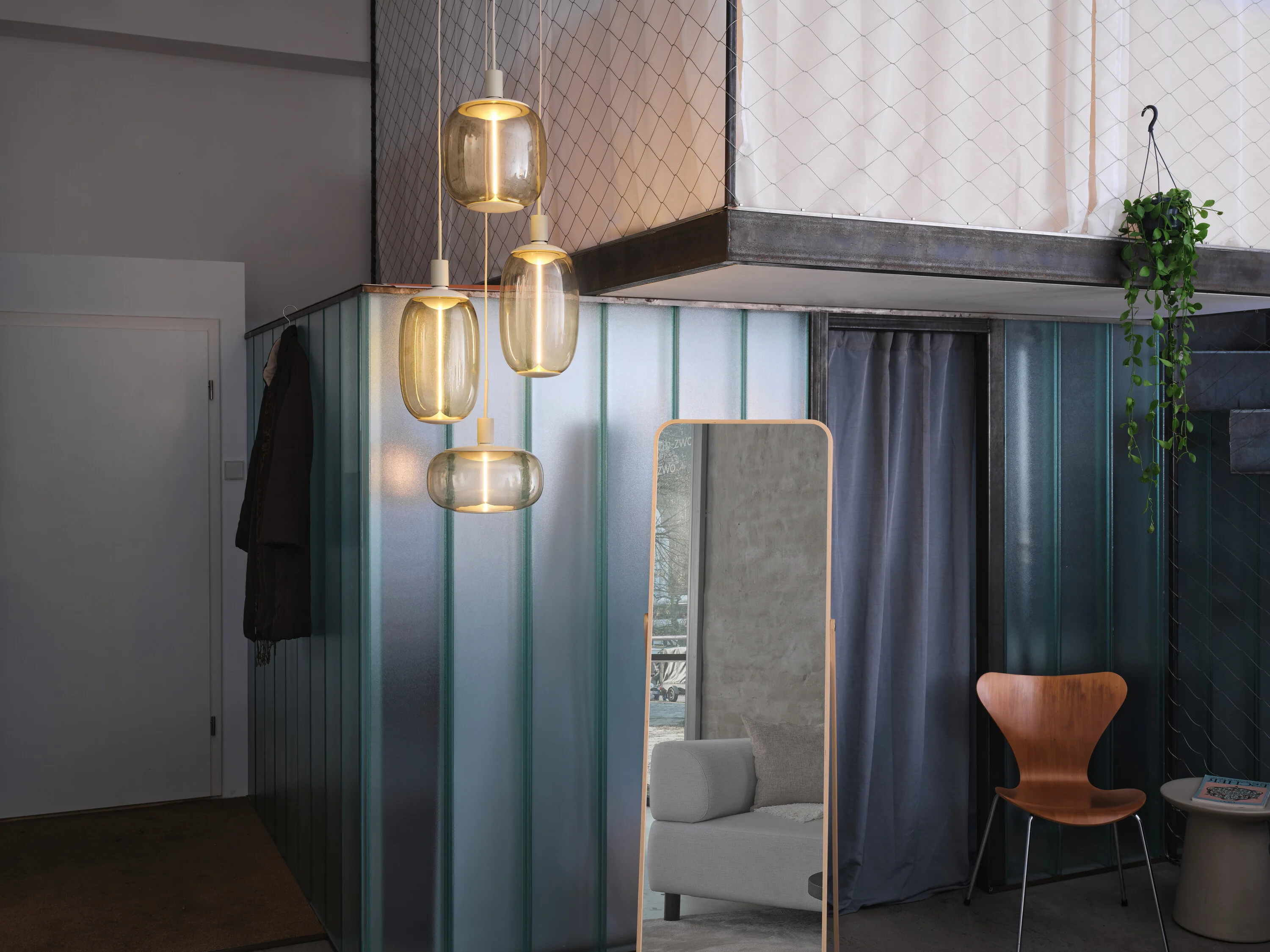 OSRAM Decor Needle Wisząca talerzowy 4xE27 beżowy - Image 8