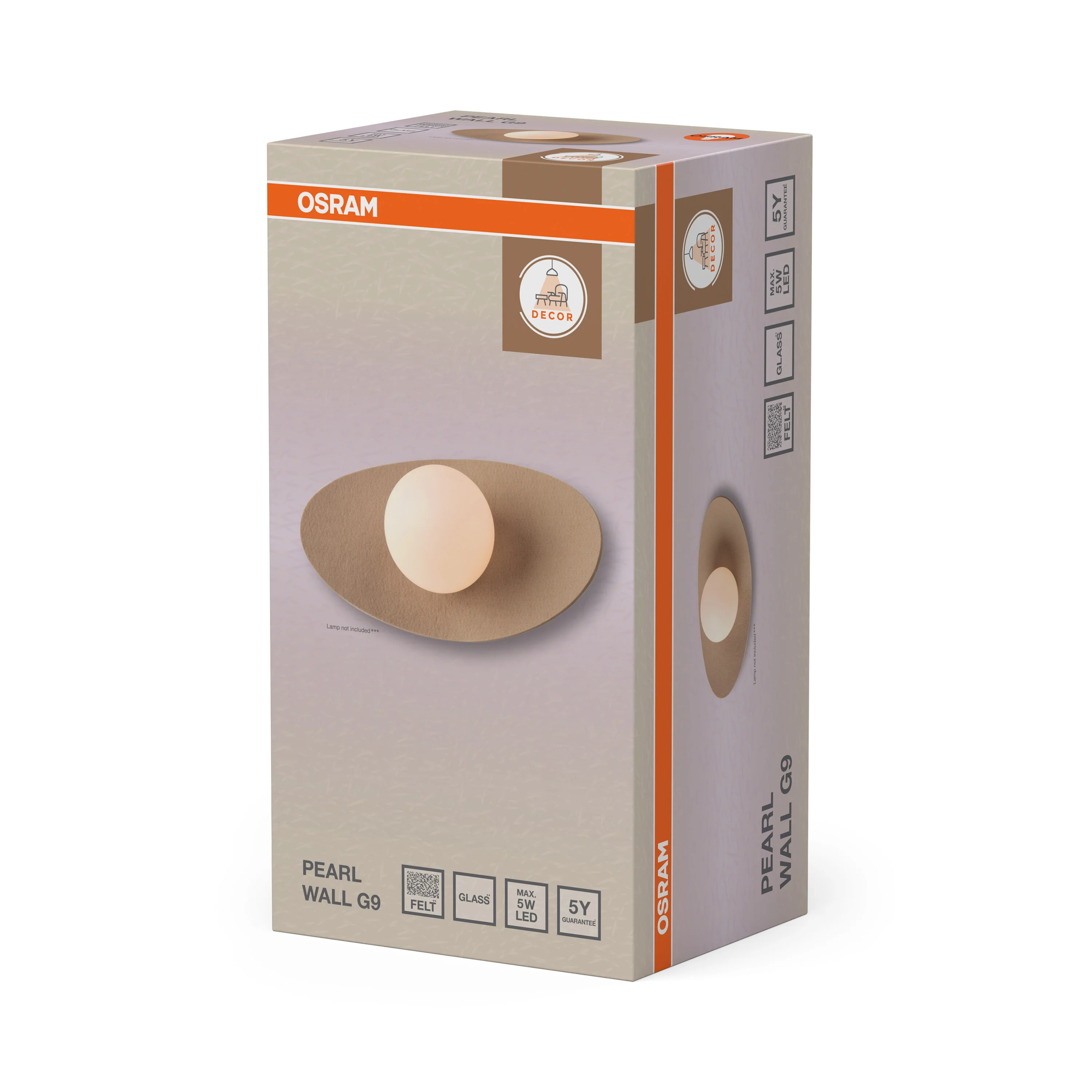 OSRAM Decor Pearl Kinkiet 1xG9 beżowy - Image 6