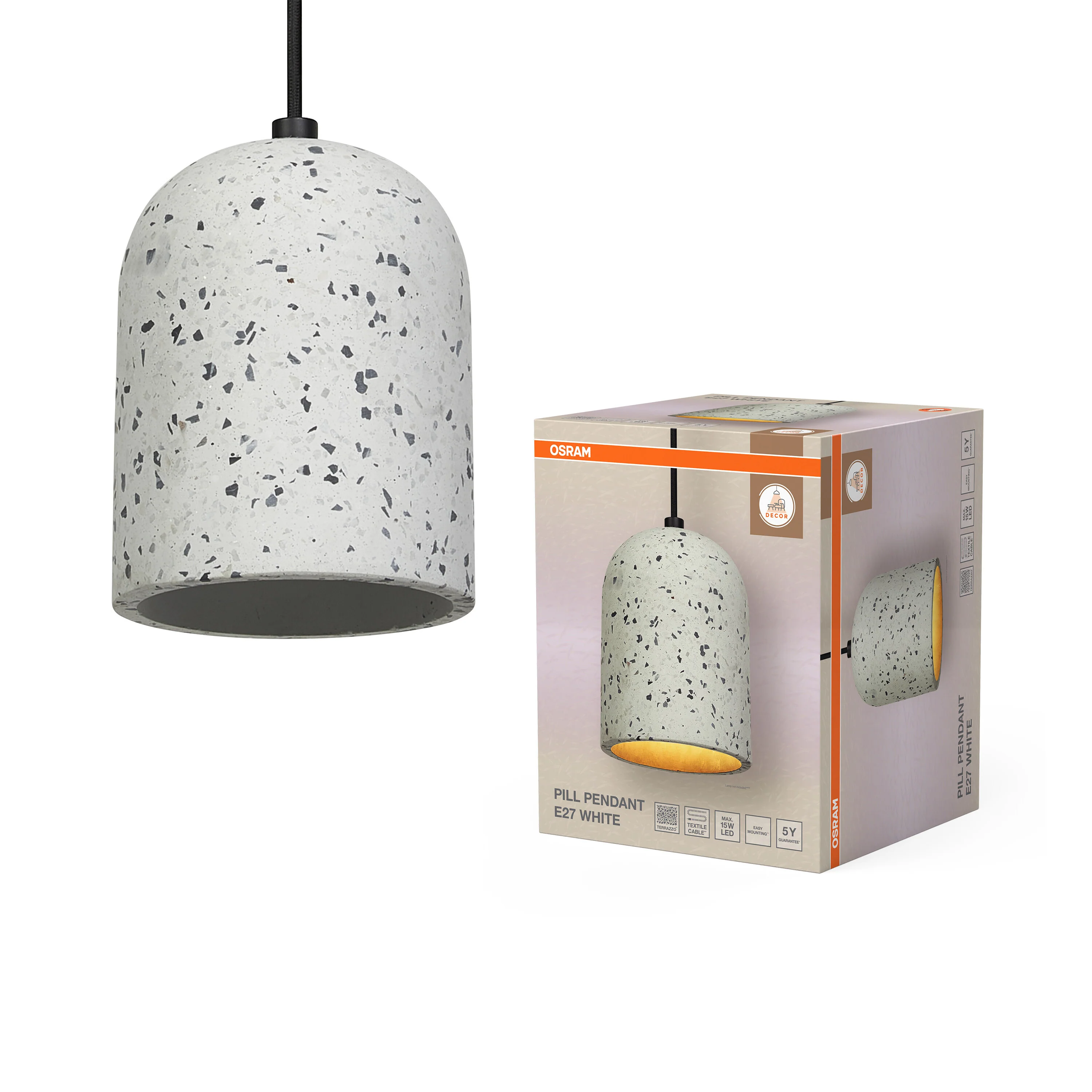 OSRAM Decor Pill Wisząca 1XE27 biały - Image 5