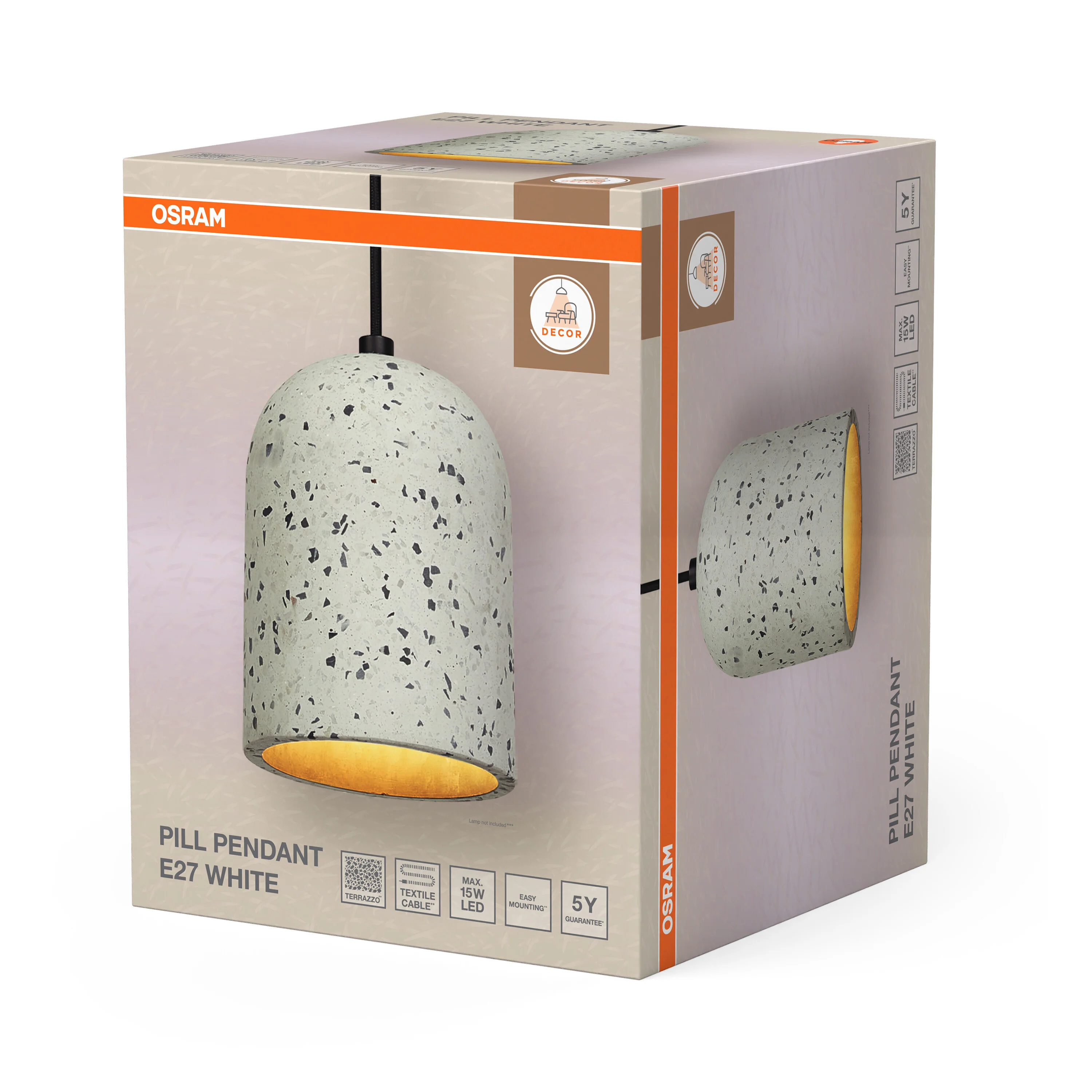 OSRAM Decor Pill Wisząca 1XE27 biały - Image 6