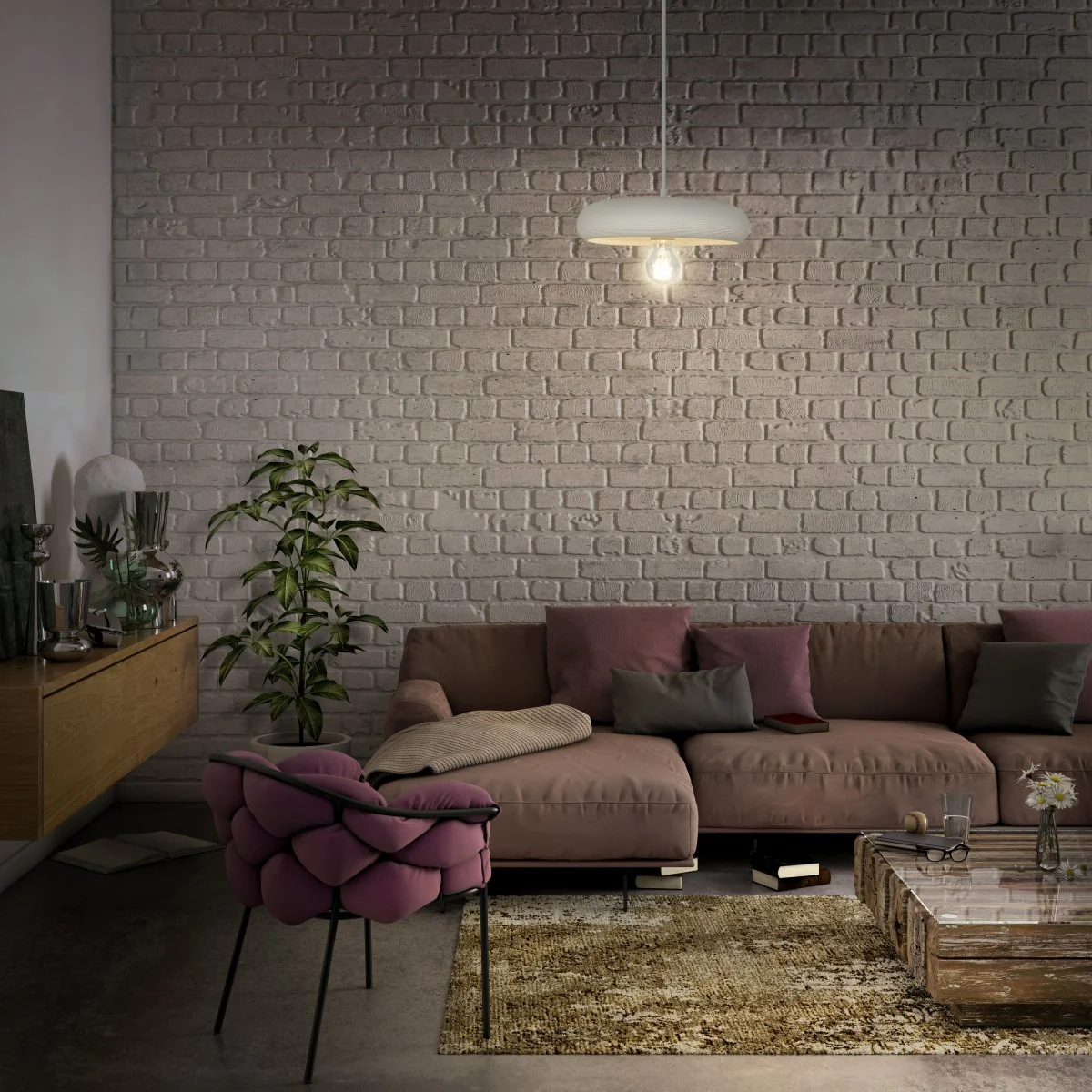 OSRAM Decor Plaster Pure Pendant 300 E27 biały - Image 5